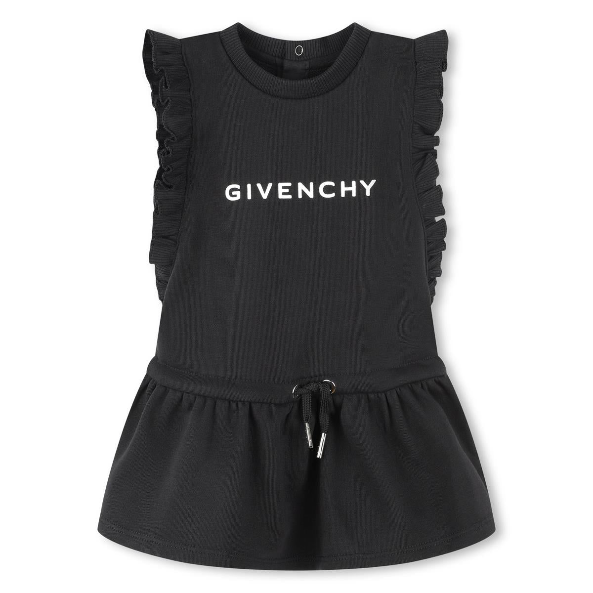 Baby Girls Black Logo Dress