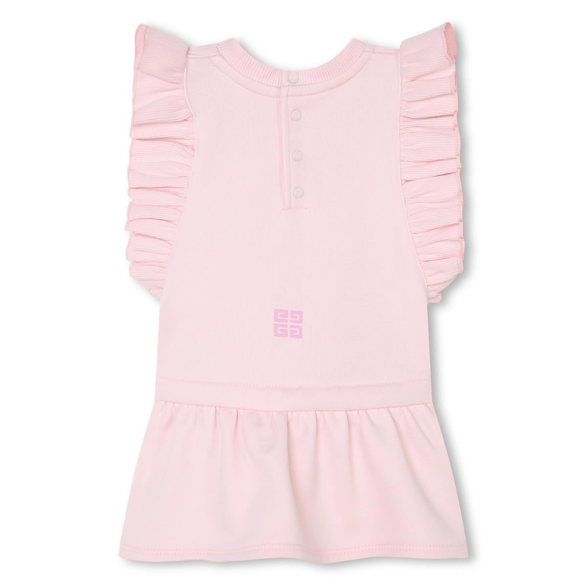 Baby Girls Pink Logo Dress