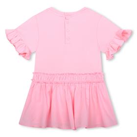 Baby Girls Pink Cotton Dress