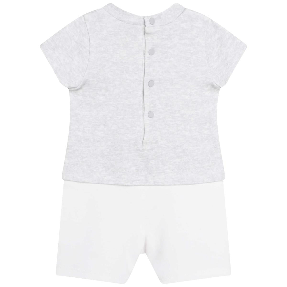 Baby Boy & Girls Grey Babysuit