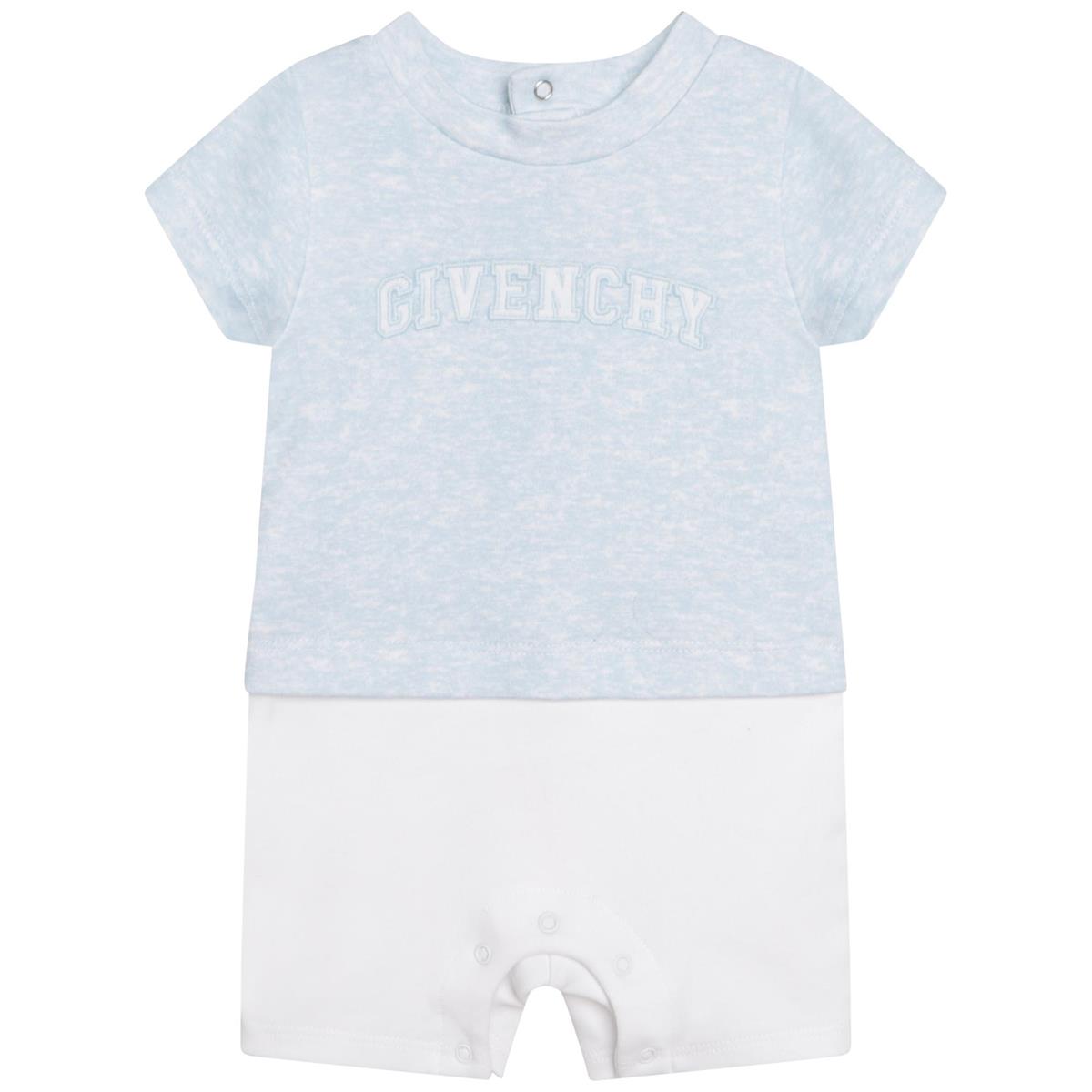 Baby Boy & Girls Blue Babysuit
