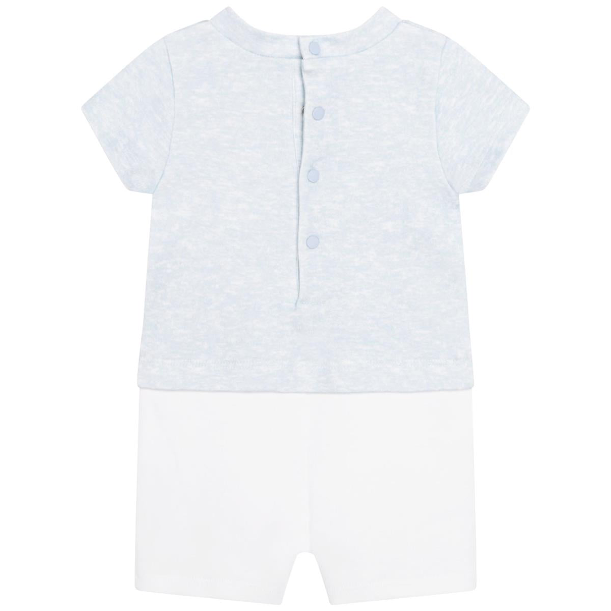 Baby Boy & Girls Blue Babysuit
