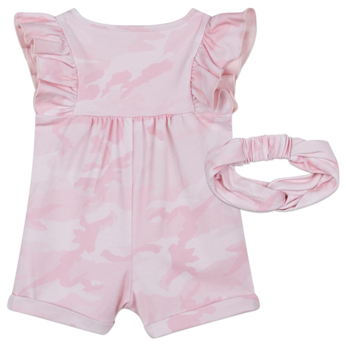 Baby Girls Pink Babysuit Set
