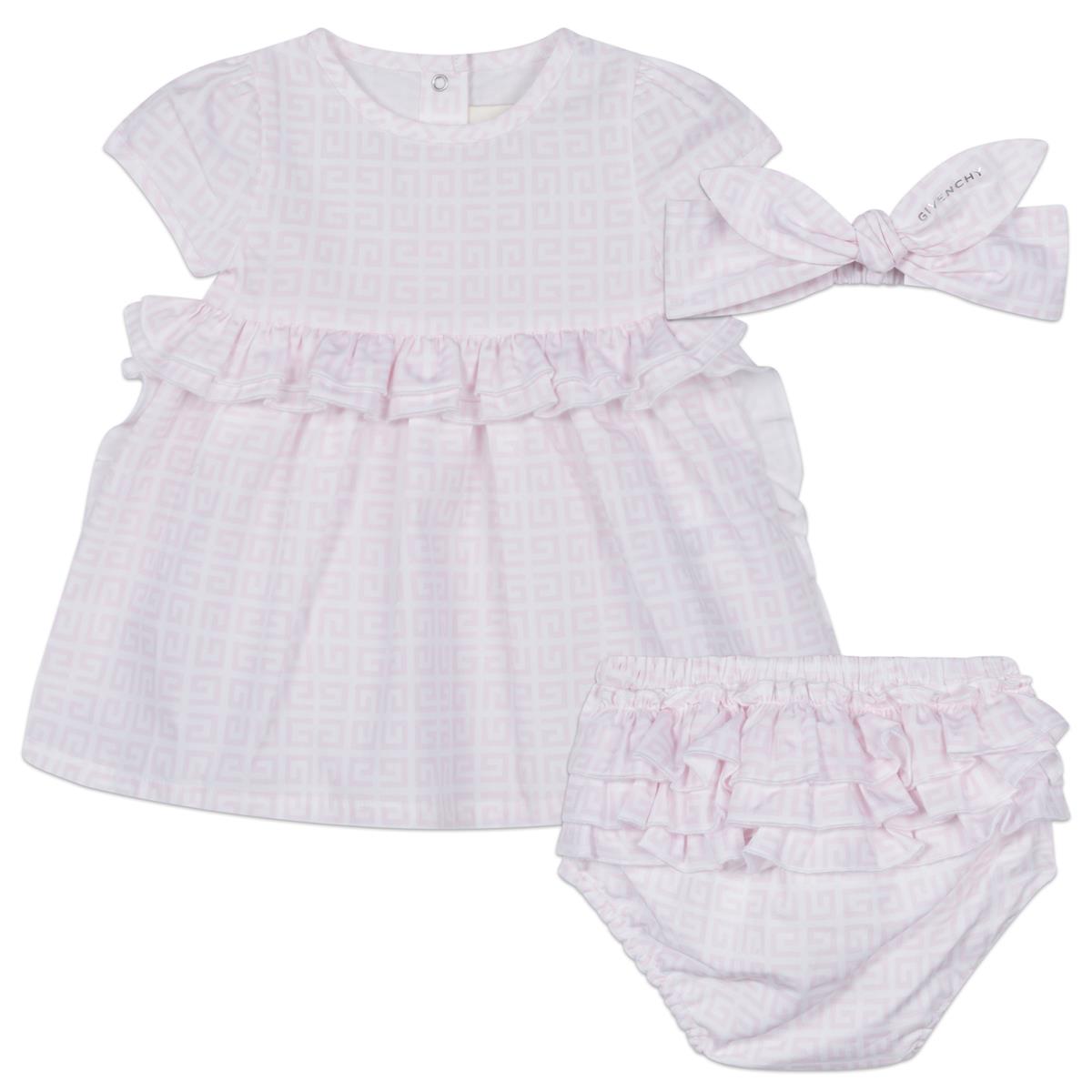 Baby Girls Pink Dress Set