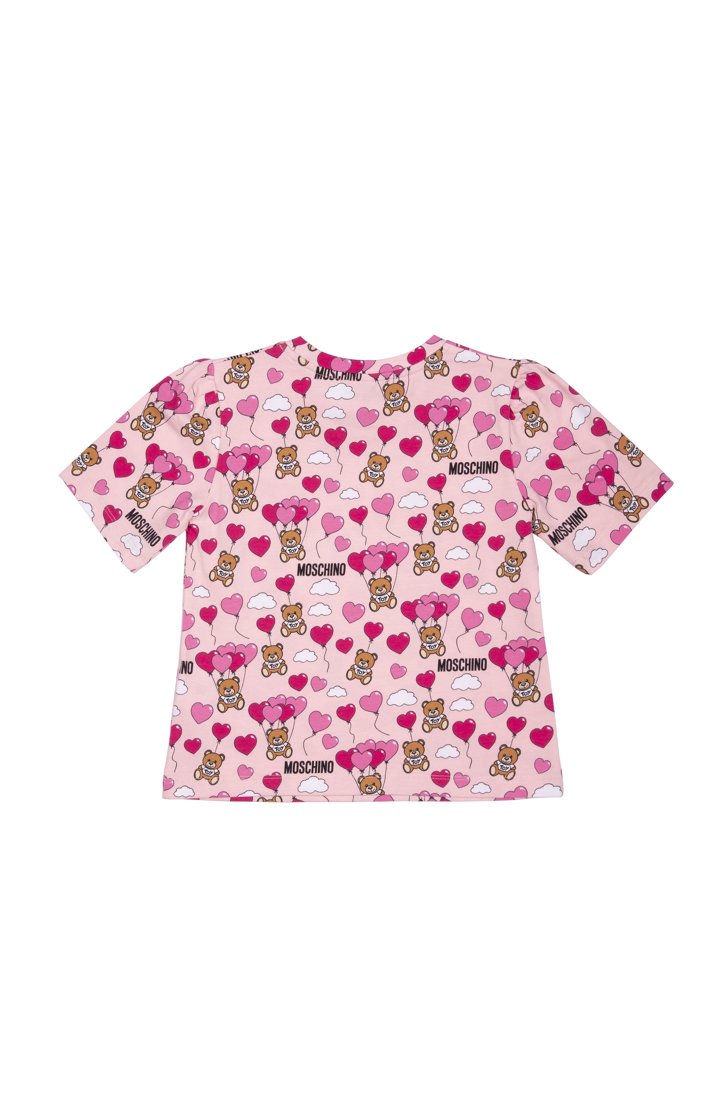 Girls Pink Logo Cotton T-shirt