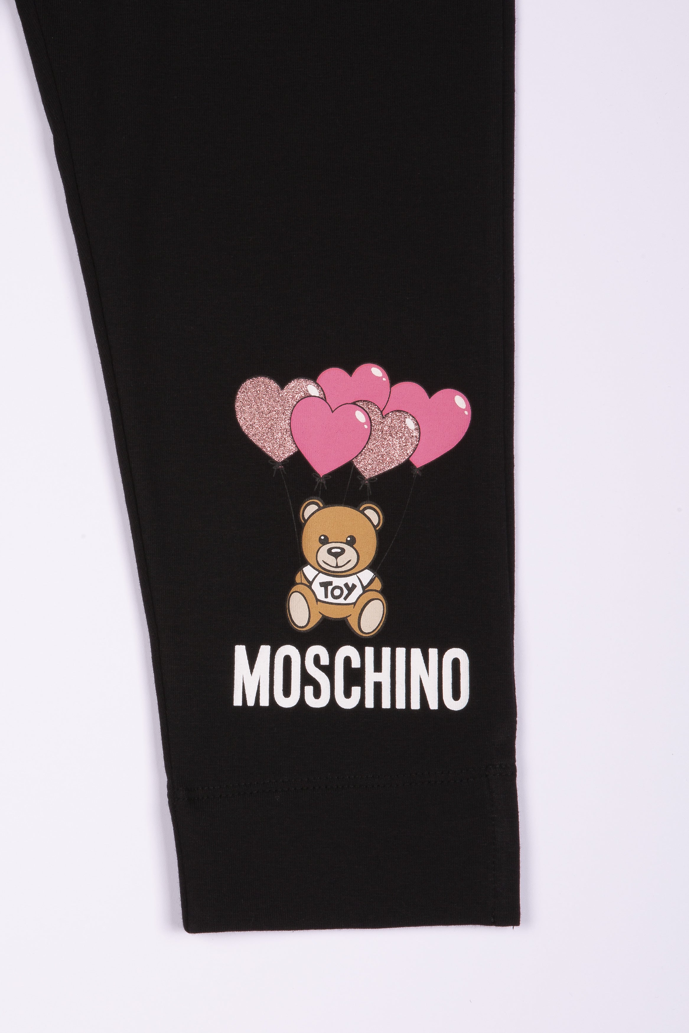 Girls Black Cotton Leggings