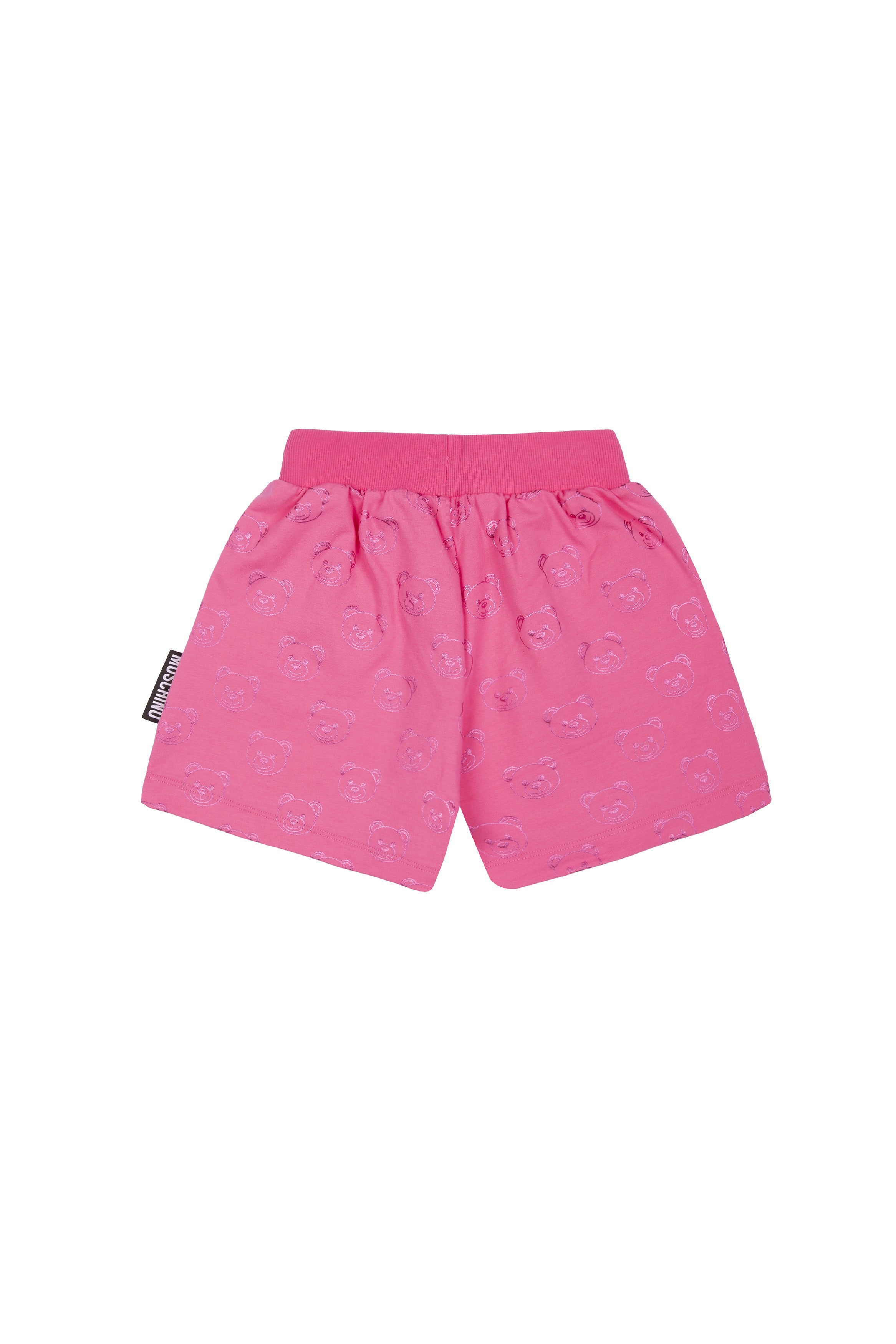 Girls Pink Cotton Shorts