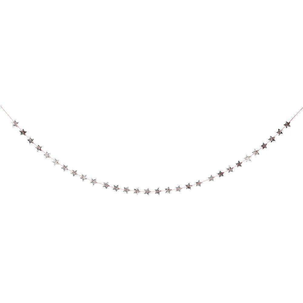 Silver Star Mini Garland