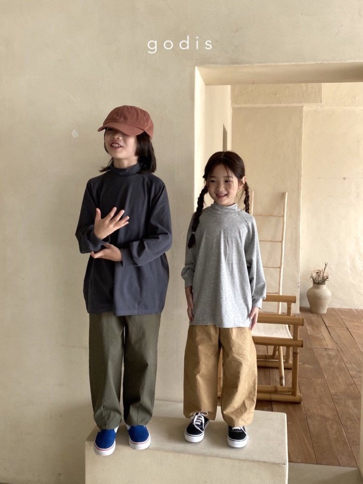 Boys & Girls Light Grey Cotton T-Shirt