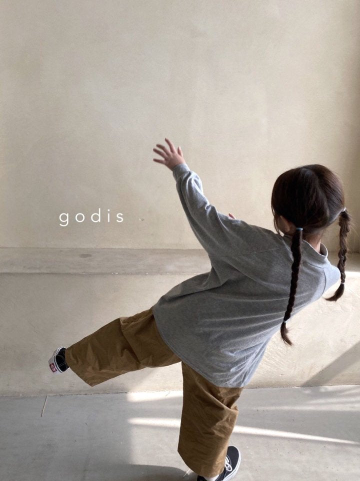 Boys & Girls Light Grey Cotton T-Shirt