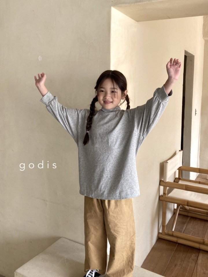 Boys & Girls Light Grey Cotton T-Shirt