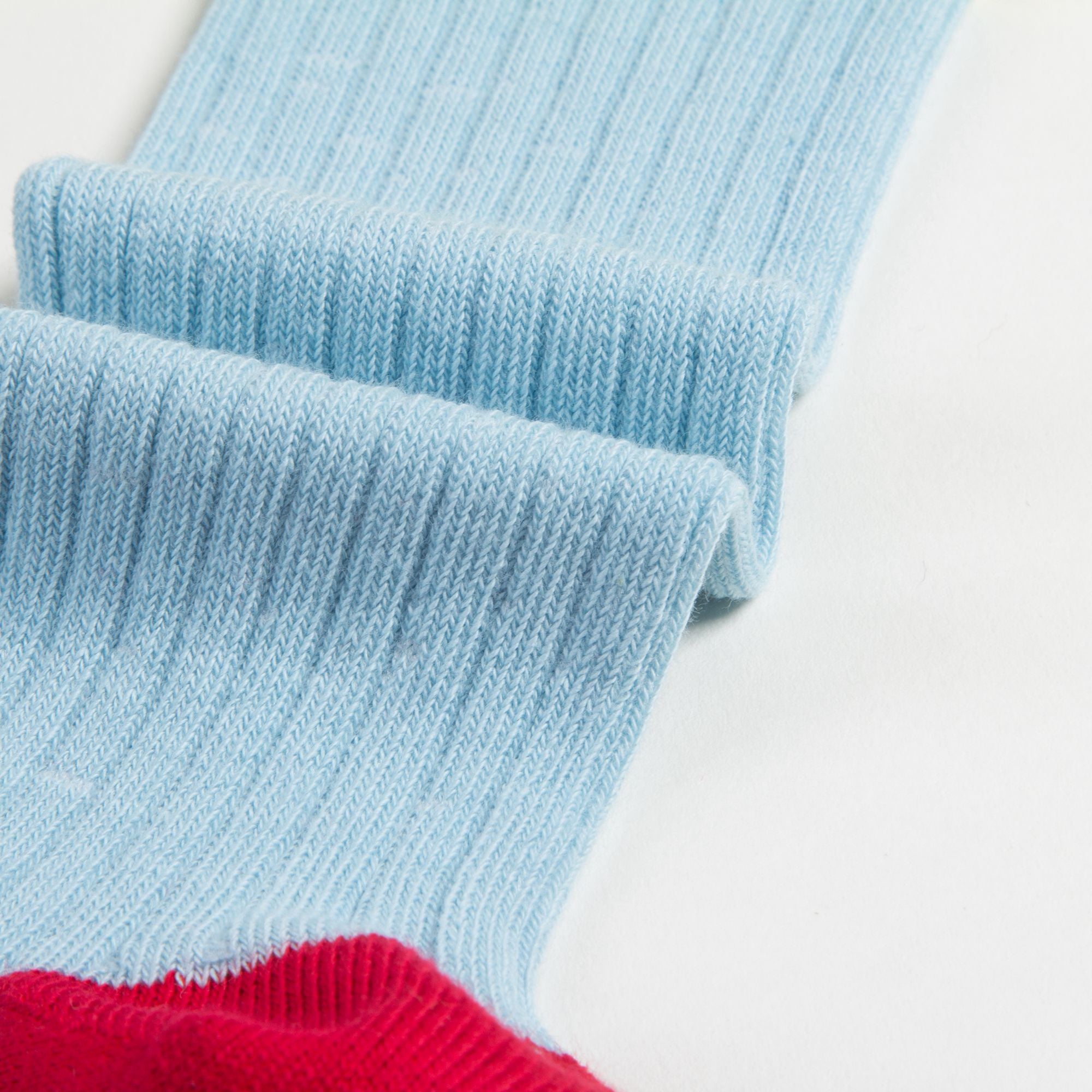 Girls & Boys China Red Cotton Socks