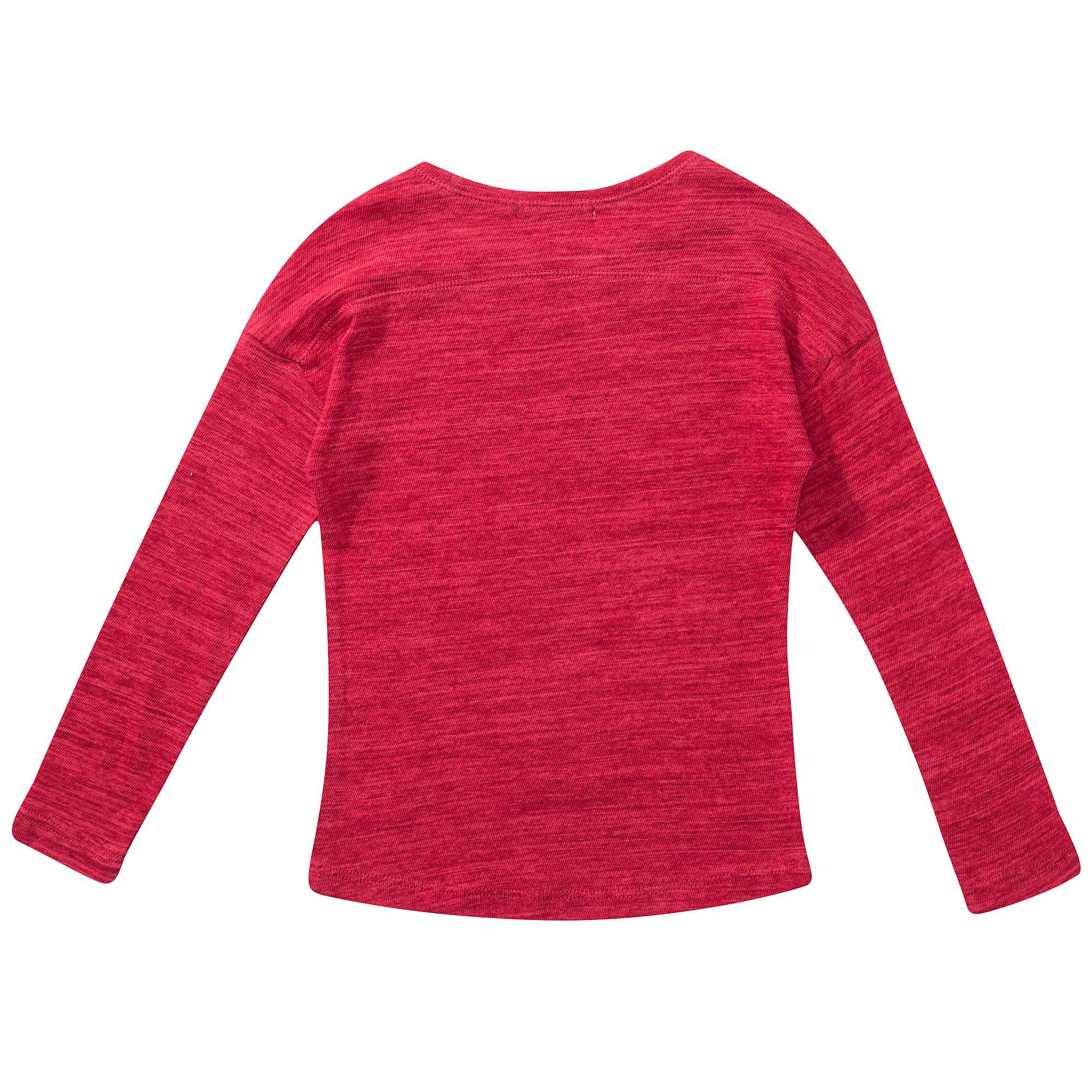 Girls Red Cotton Jersey Top