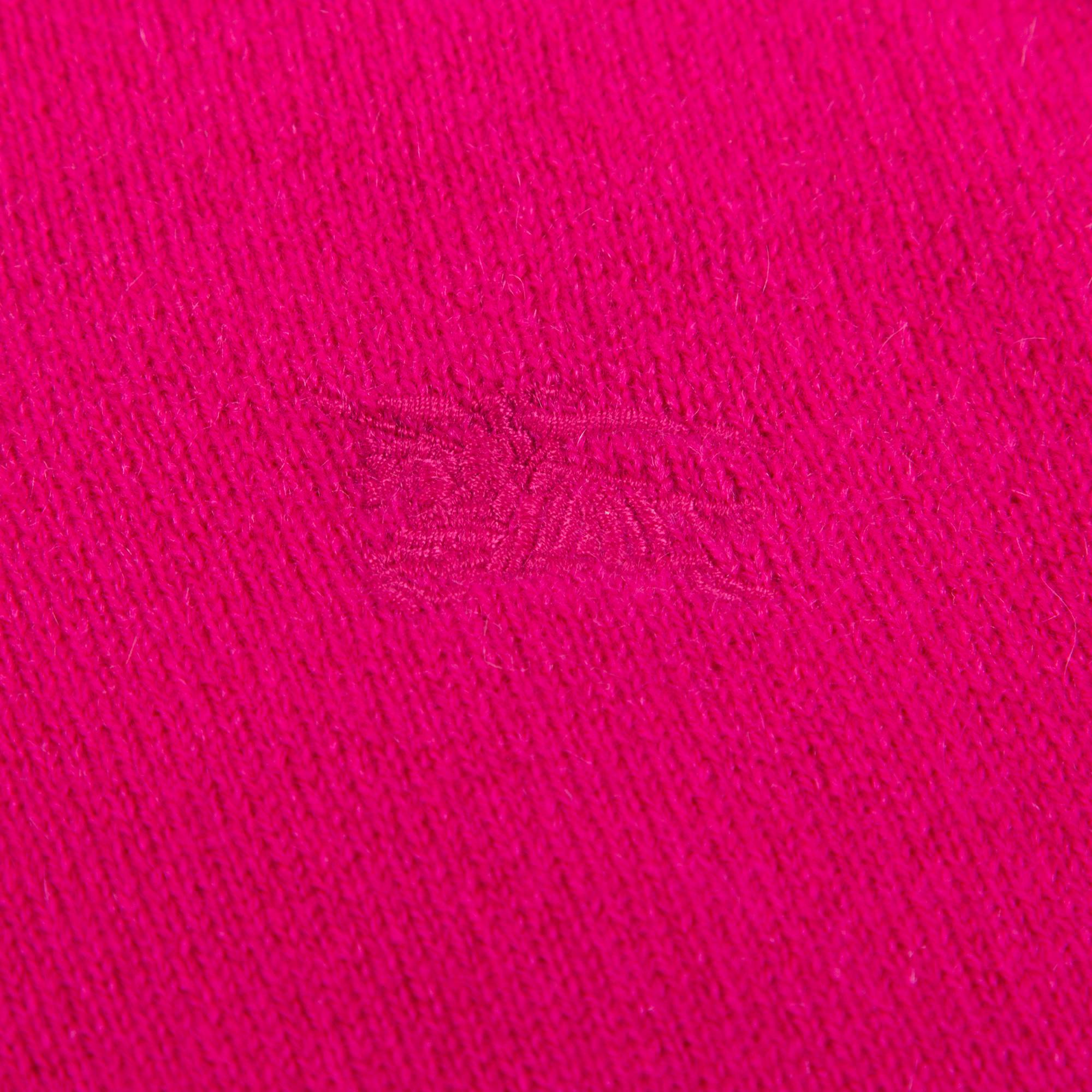 Girls  Bright  Crimson Pink  Cashmere   Sweater
