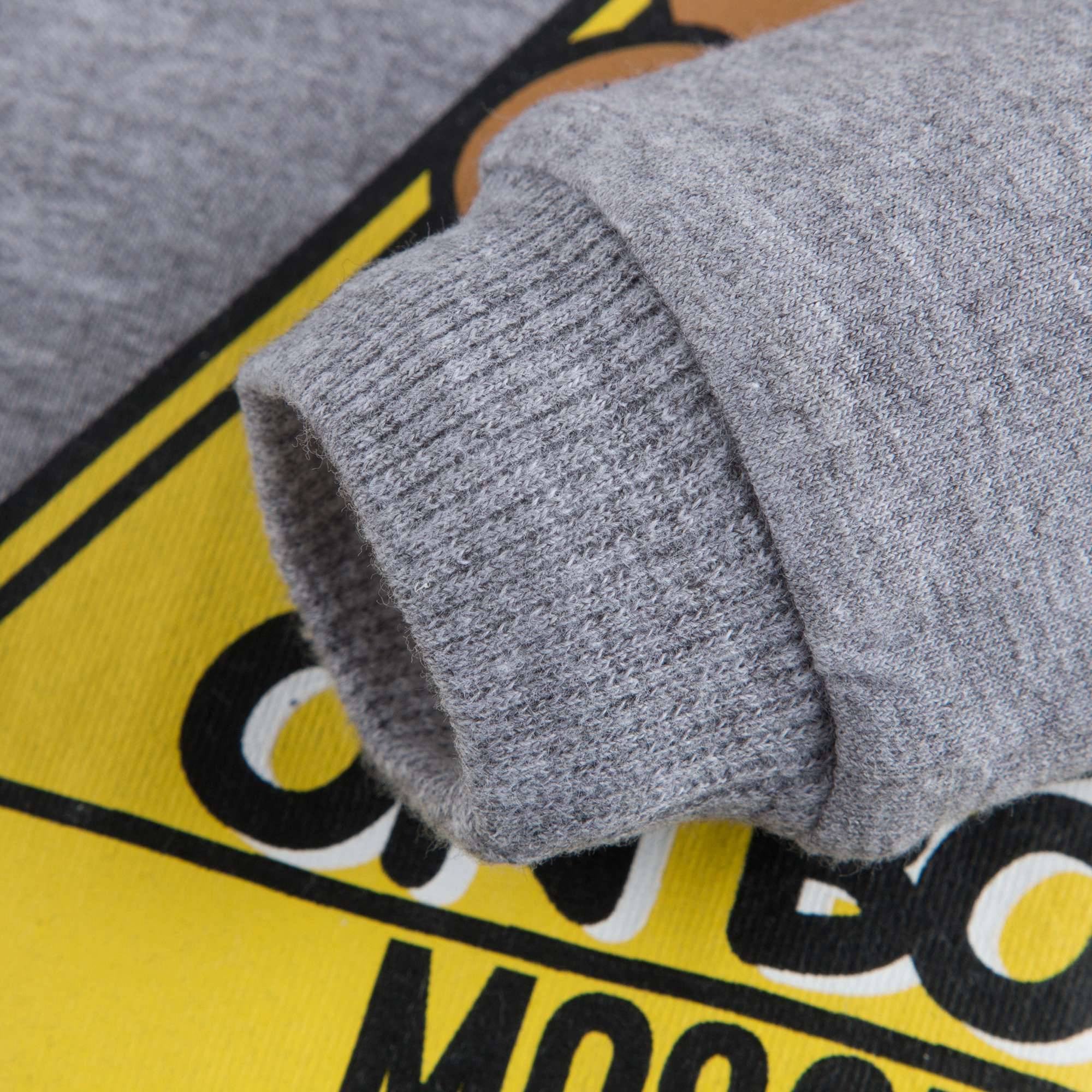 Baby Grey Cotton Toy Babygrow