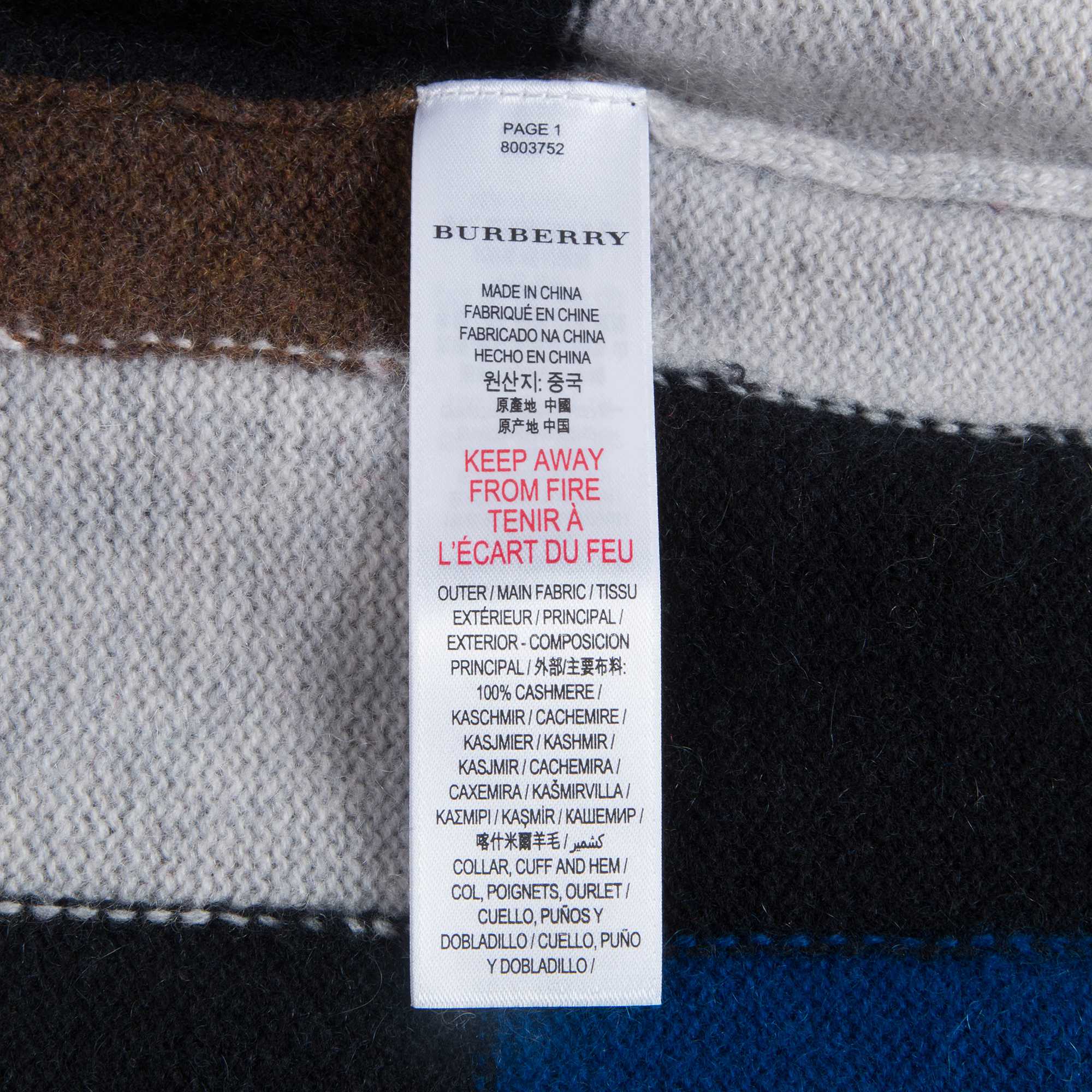 Girls Multicolour Cashmere Sweater