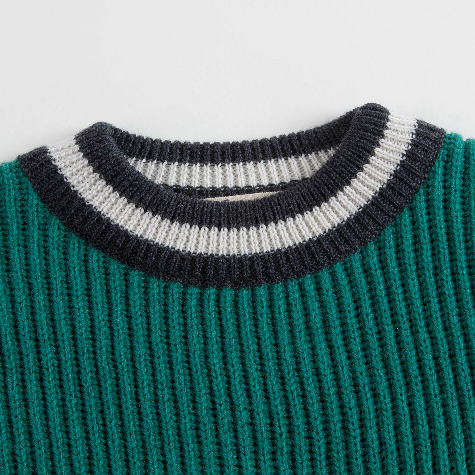 Girls & Boys Fisherman Rib Sweater