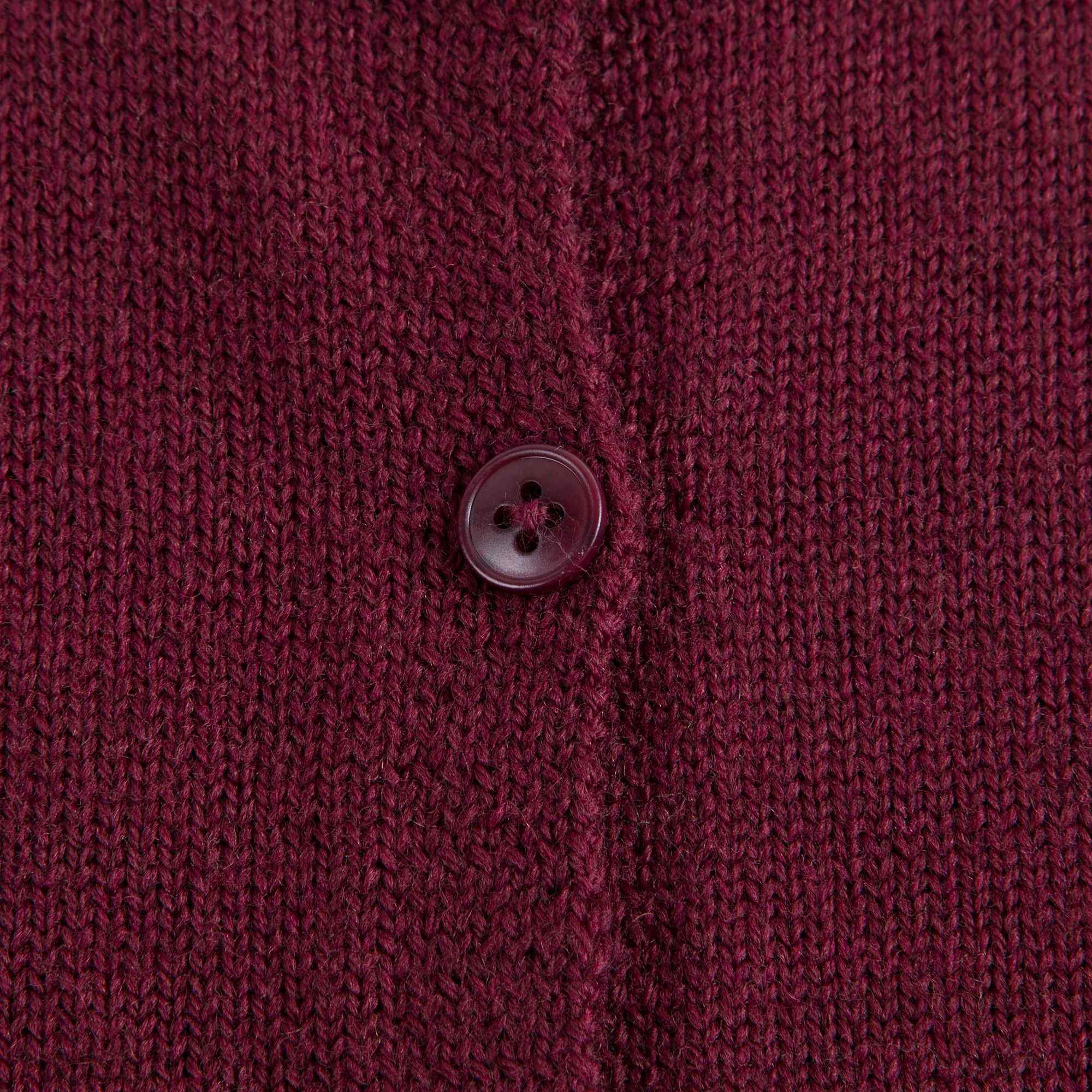 Girls Red Wine Cardigan