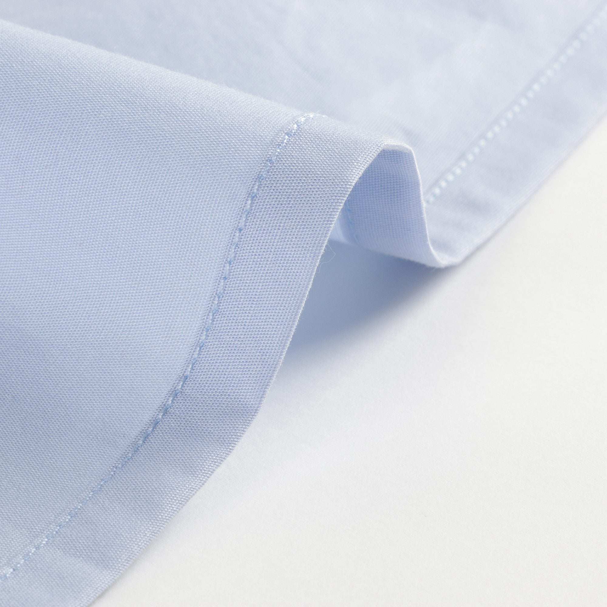 Girls Pale Blue Ruffle Blouse