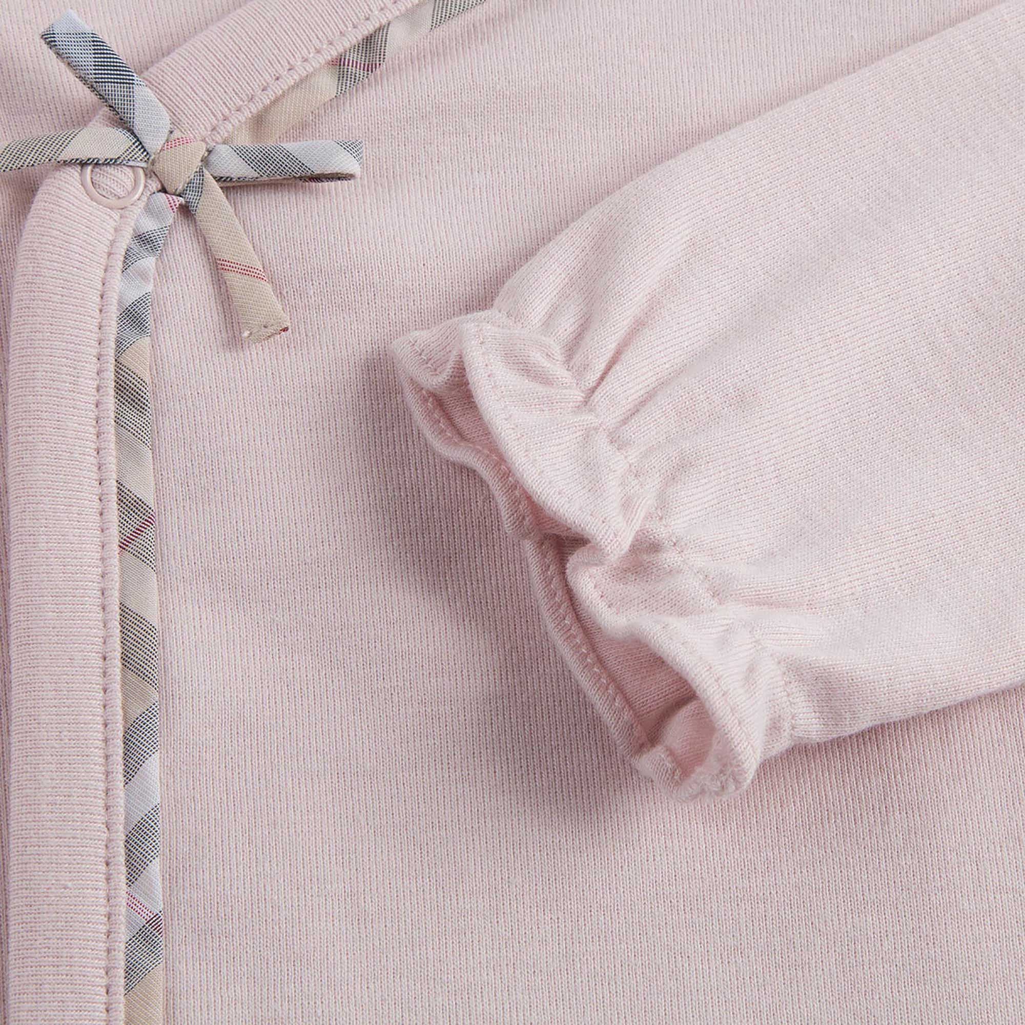 Baby Girls Powder Pink Top & Trousers 2 Piece Gift Set - CÉMAROSE | Children's Fashion Store - 7