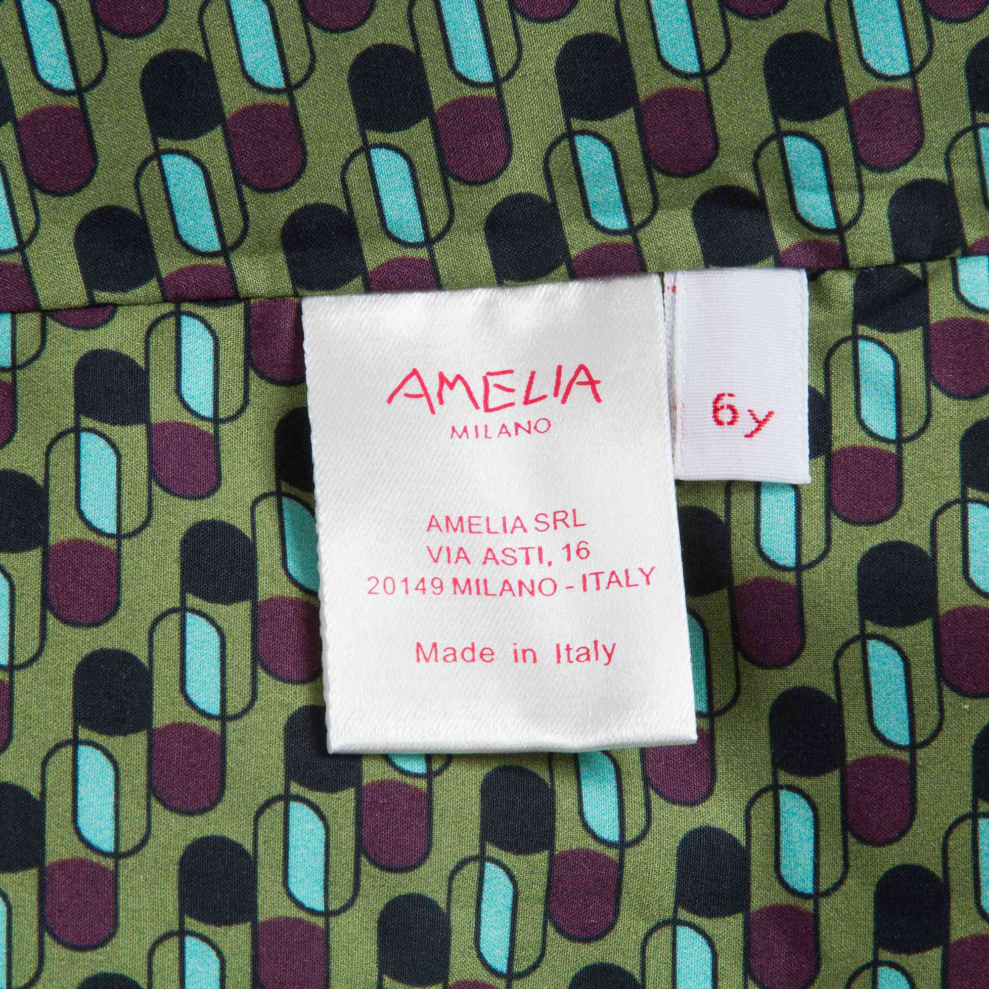 Girls Double Prints Dress
