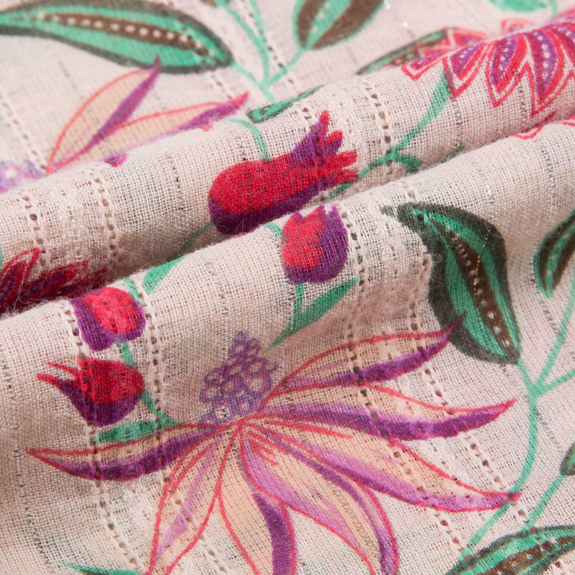 Girls White Flower "Twinkle" Pants