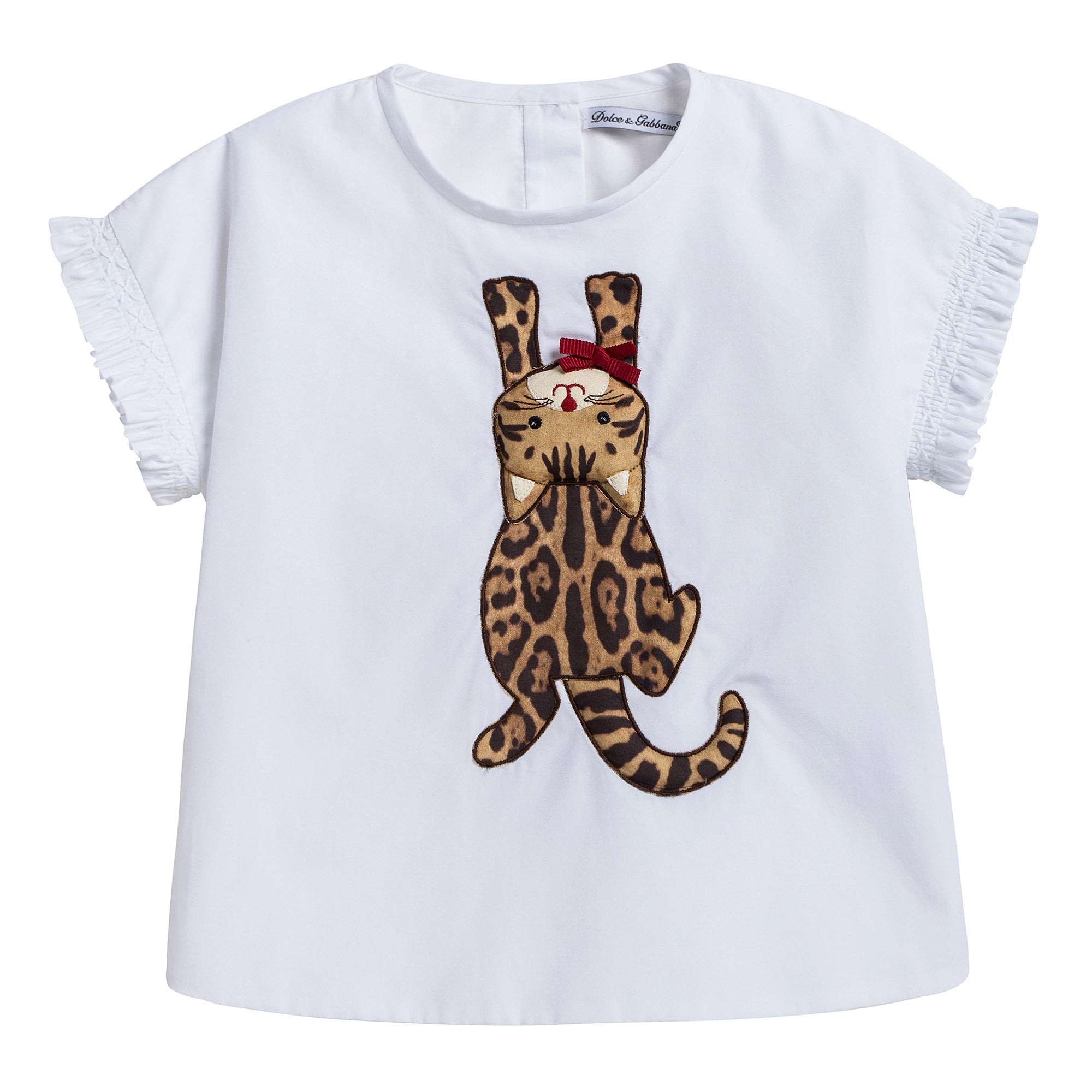 Girls Leopard Print Zambia Top & Shorts Set