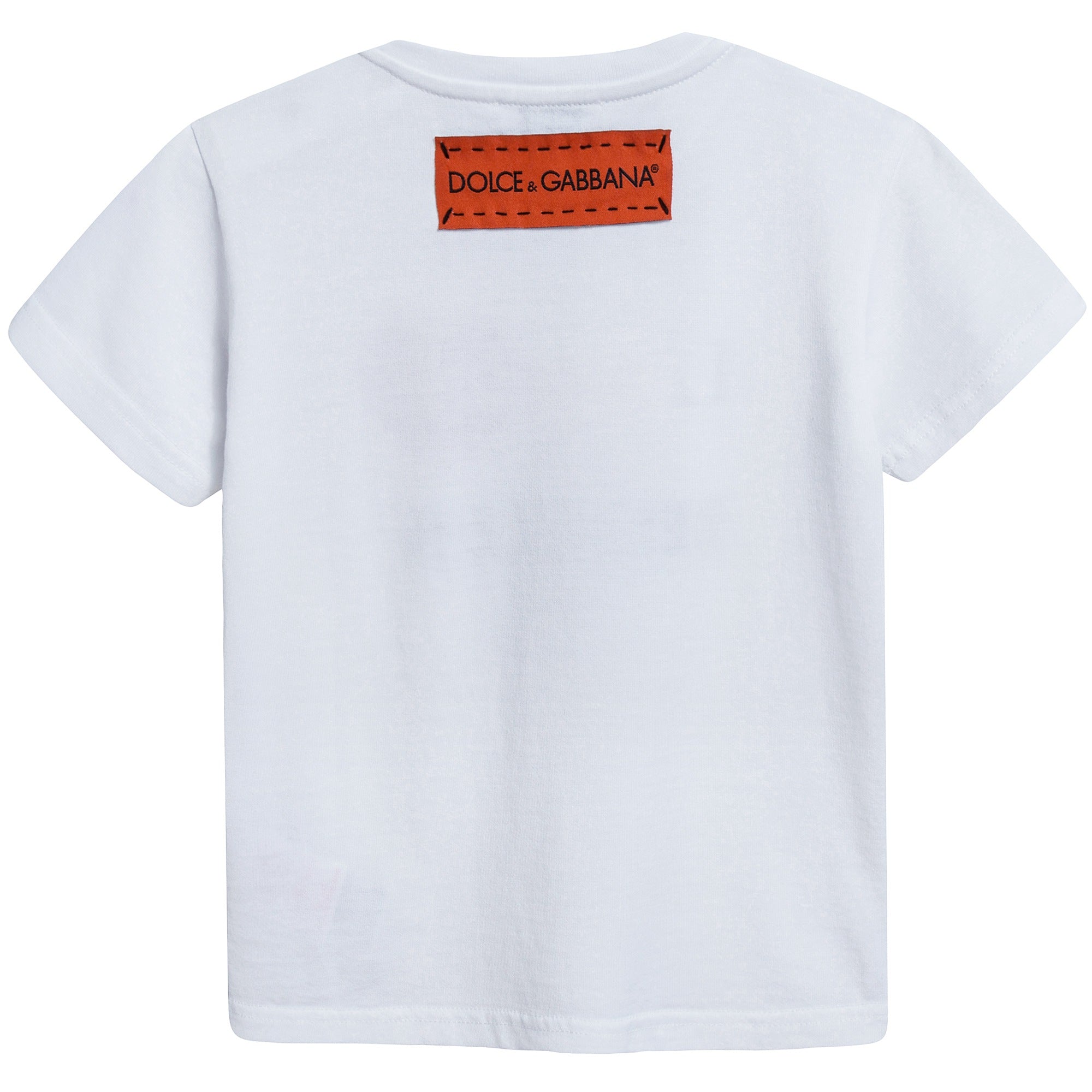 Baby Girls White Love Cotton T-shirt