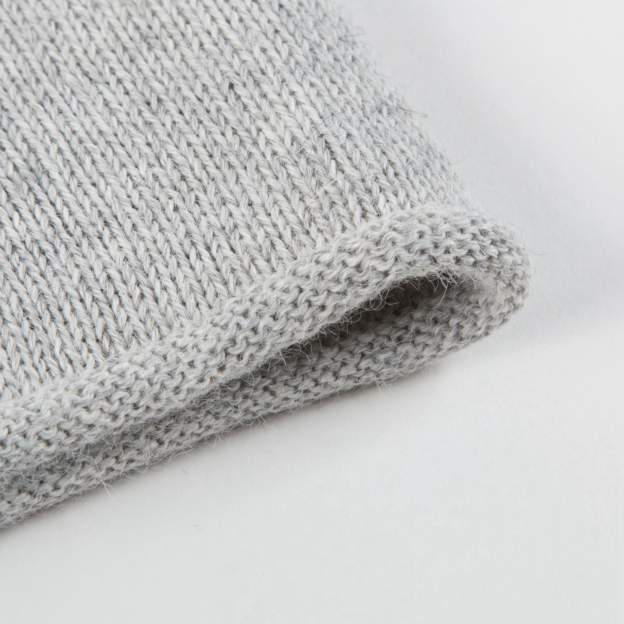 Baby Light Grey Alpaca Wool Crown