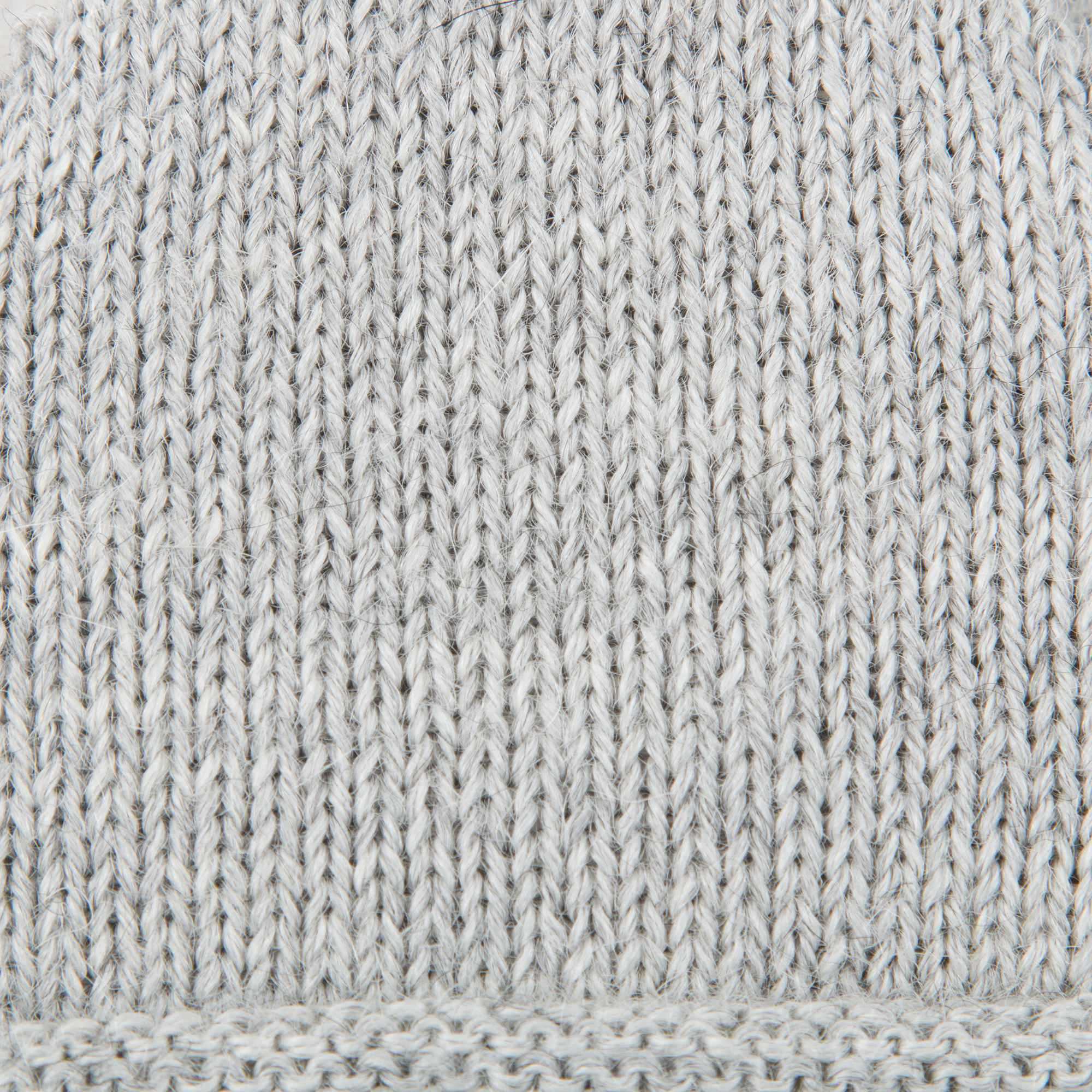 Baby Light Grey Alpaca Wool Crown