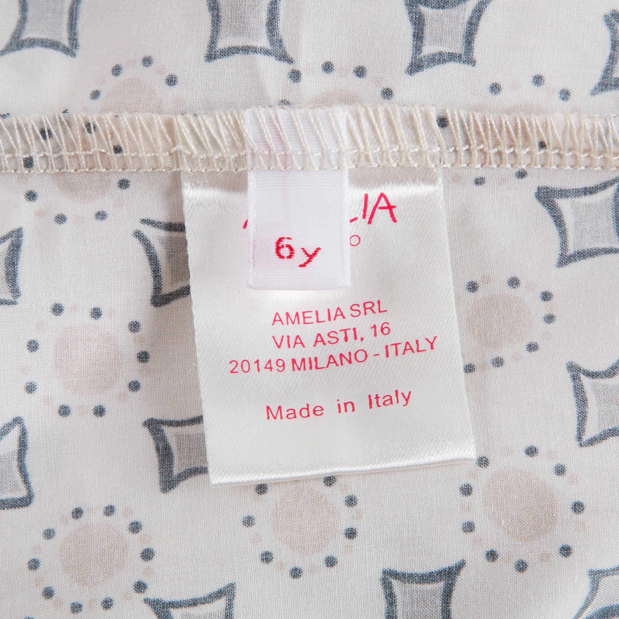 Girls Pleated Neck Blouse