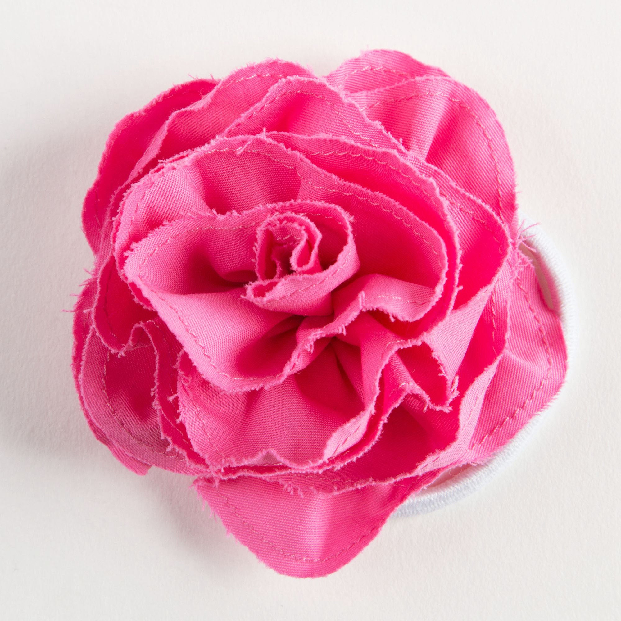 Girls Dark Pink Headdress Flower