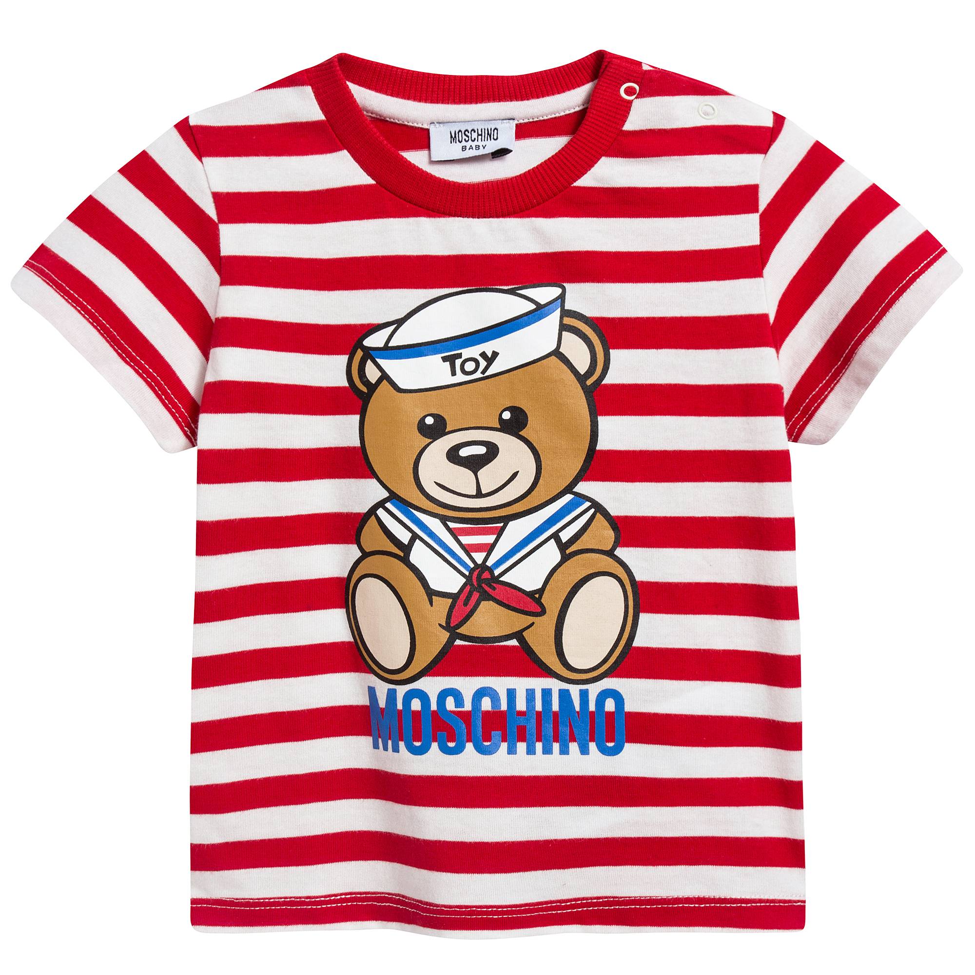 Baby Girls Red Stripes Cotton Set