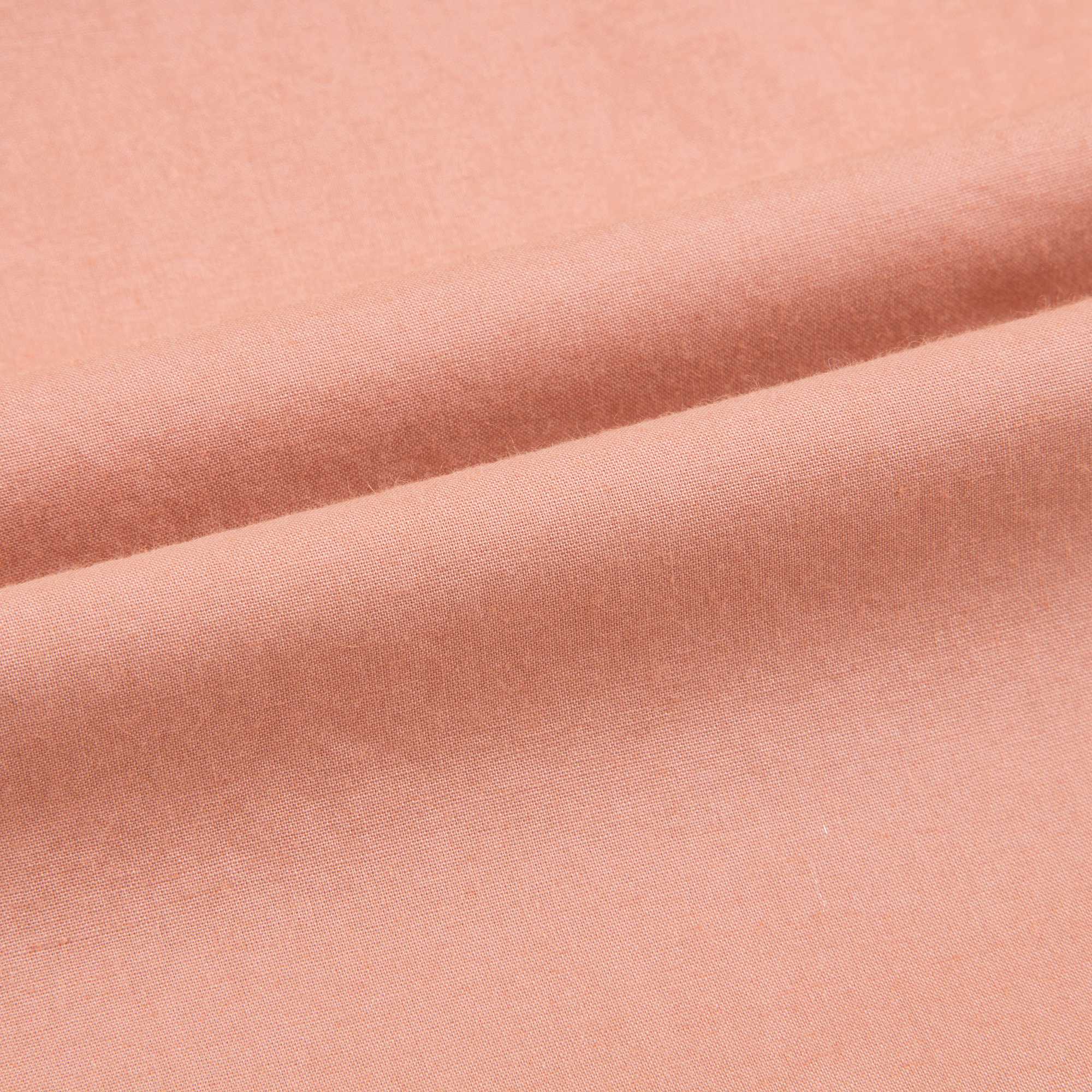 Baby Girls Peach Cotton Woven Trousers