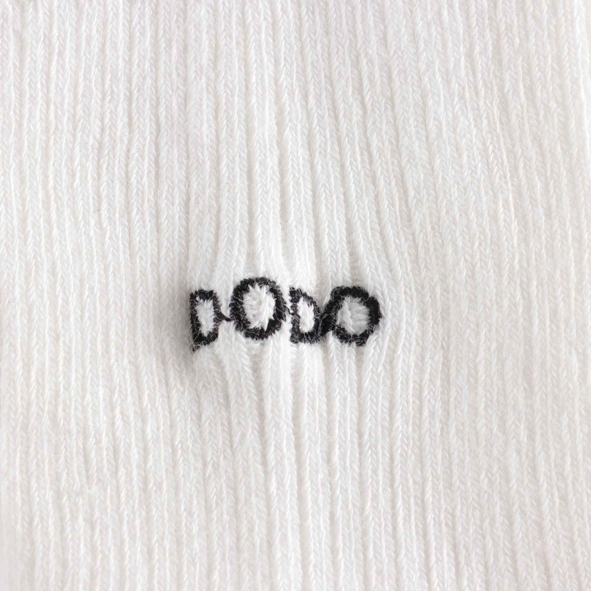 儿童白色Logo短袜