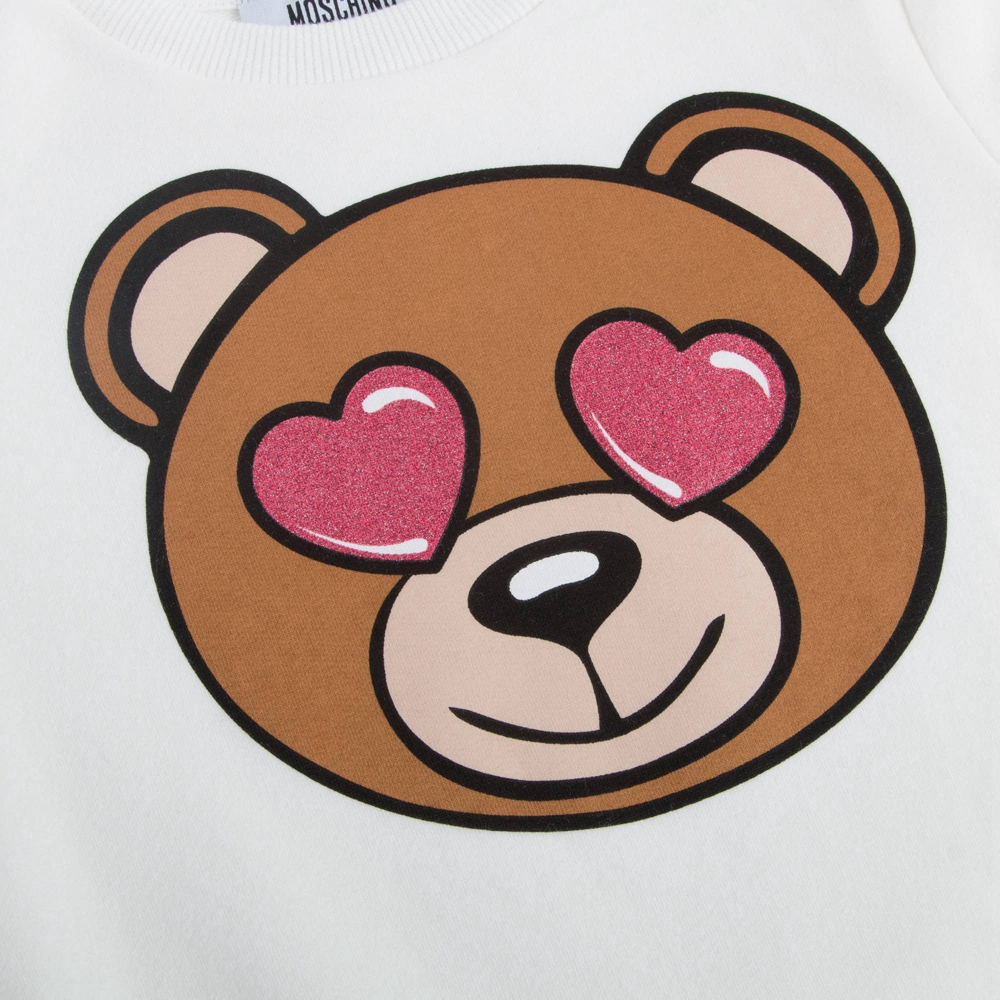 Girls Ivory Teddy Sweatshirt