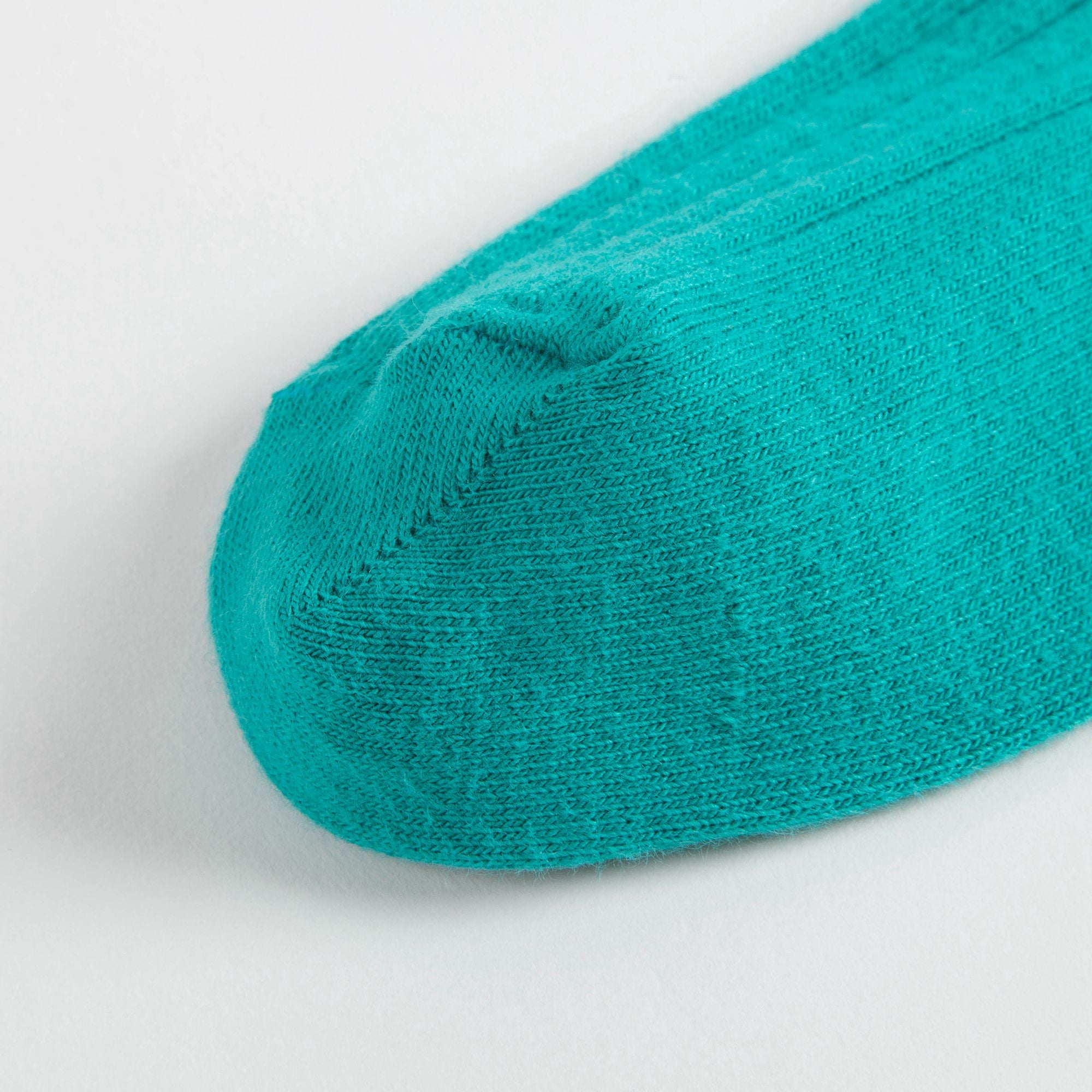 Girls Mint Blue Ribbed Tights