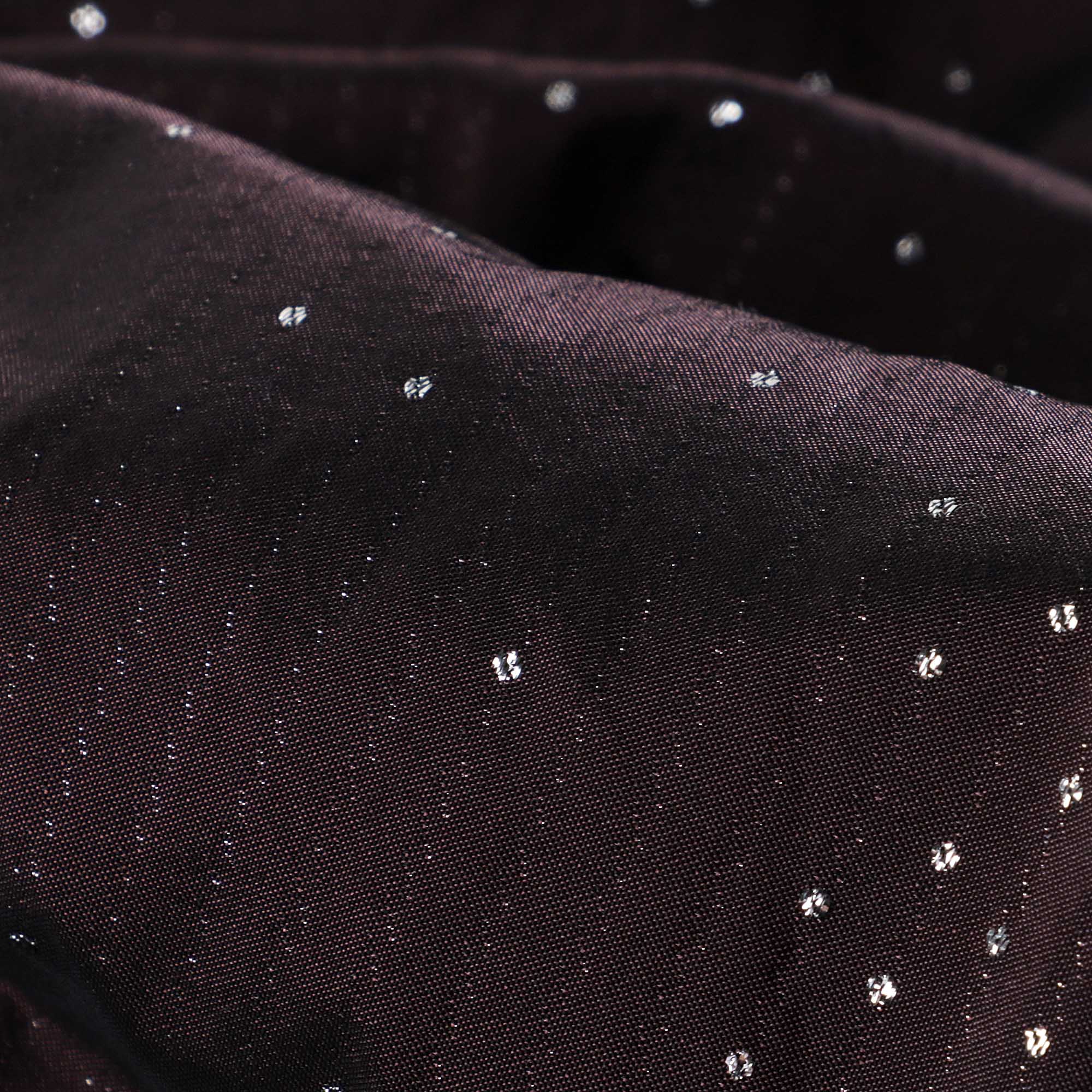Girls Wine Red Glitter Dress