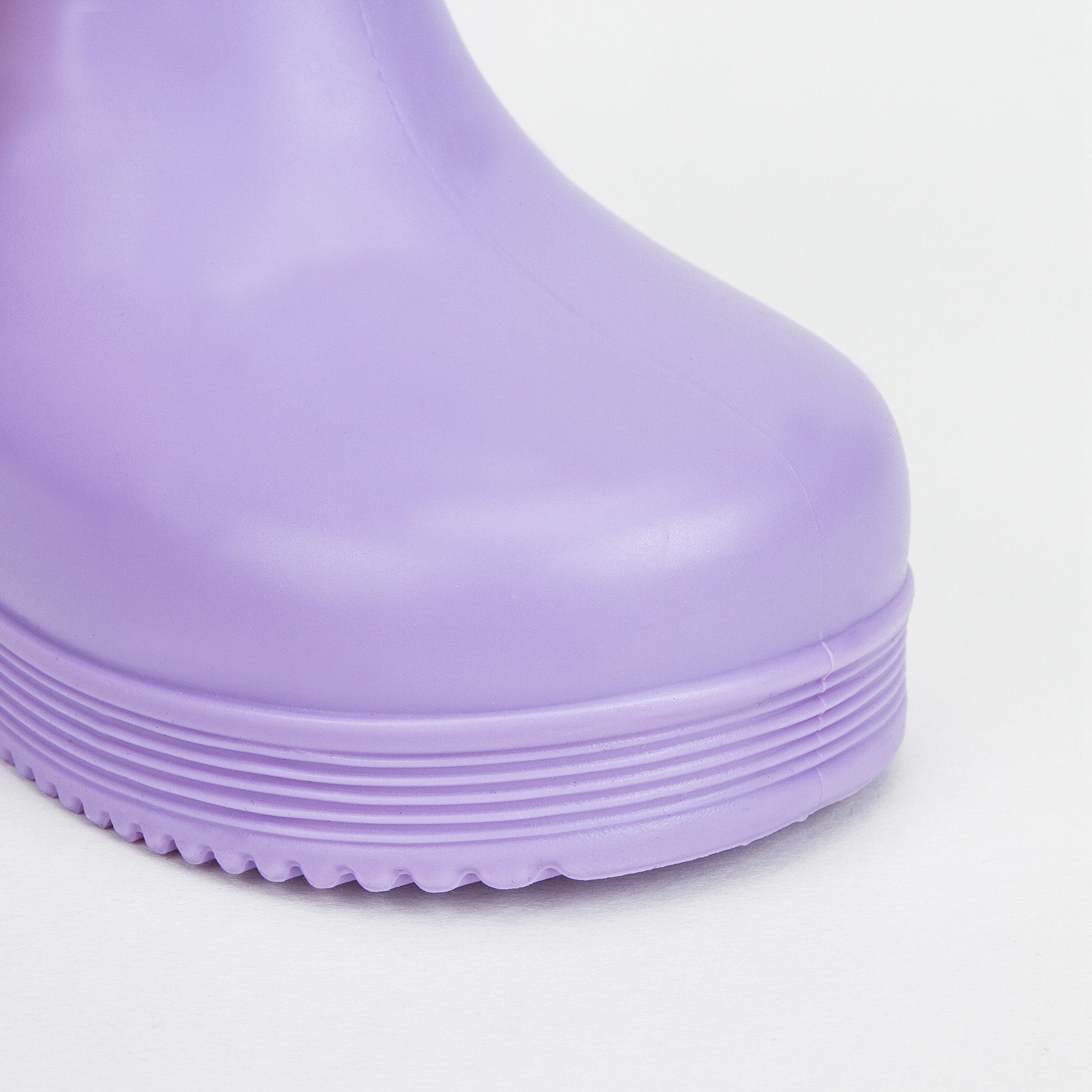 Girls Purple Jelly Rainshoes with Bow