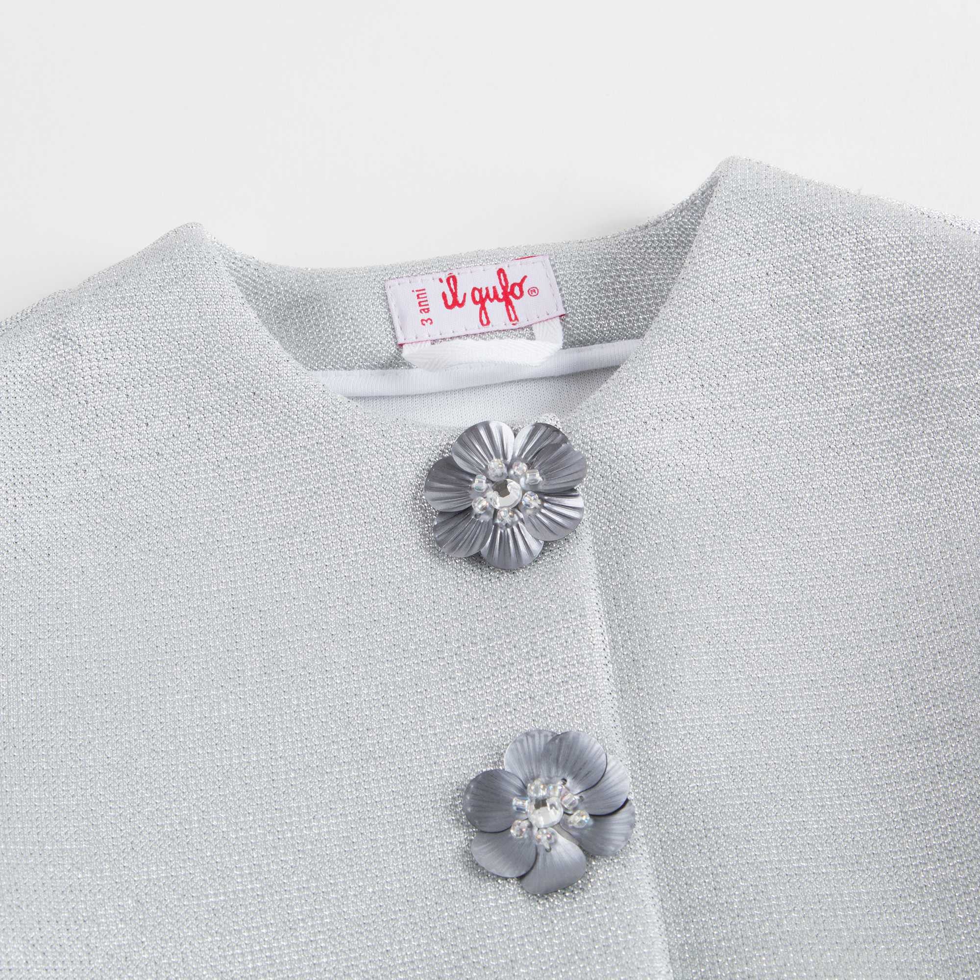 Girls Silver Coat
