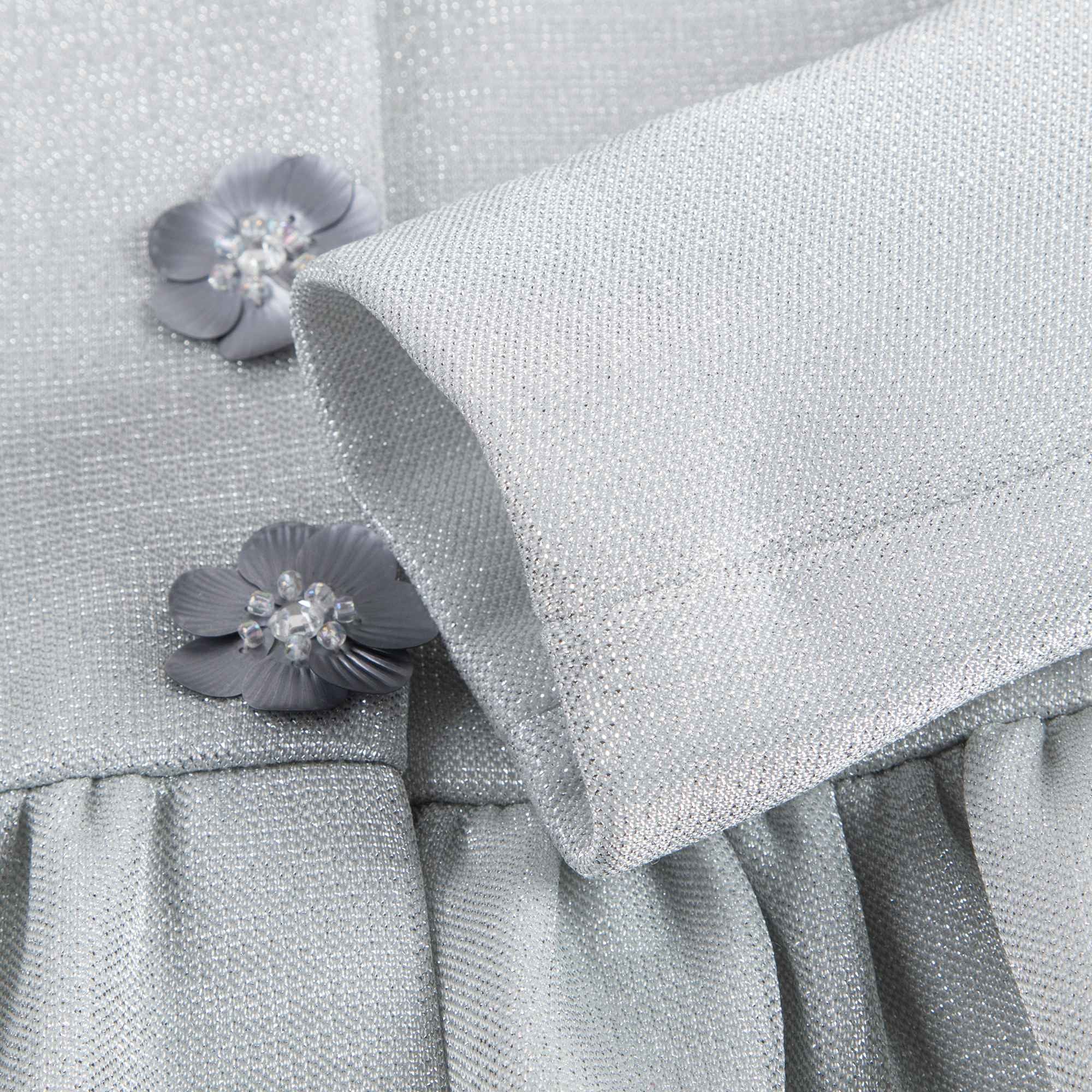Girls Silver Coat