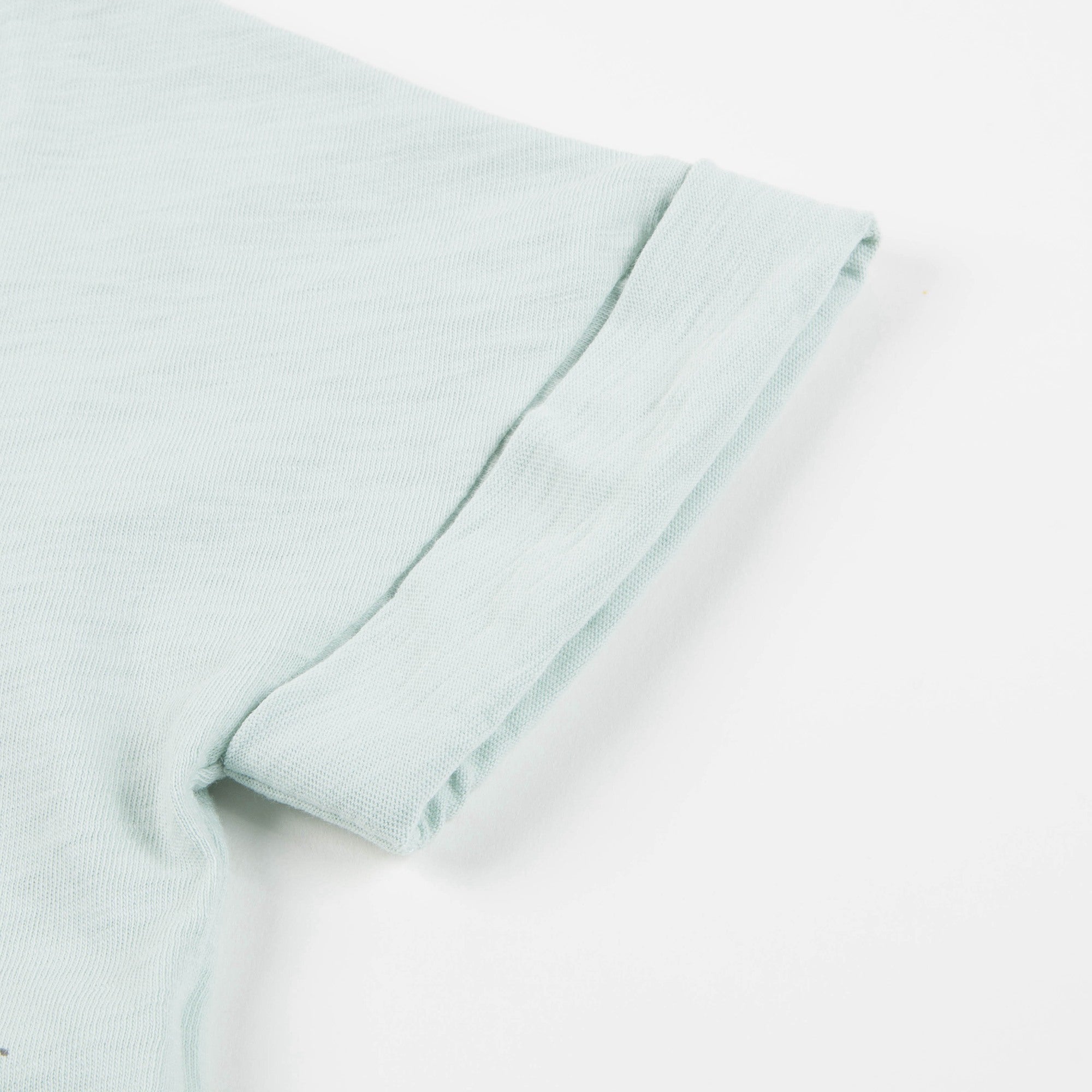 Girls Pale Mint Cotton T-shirt