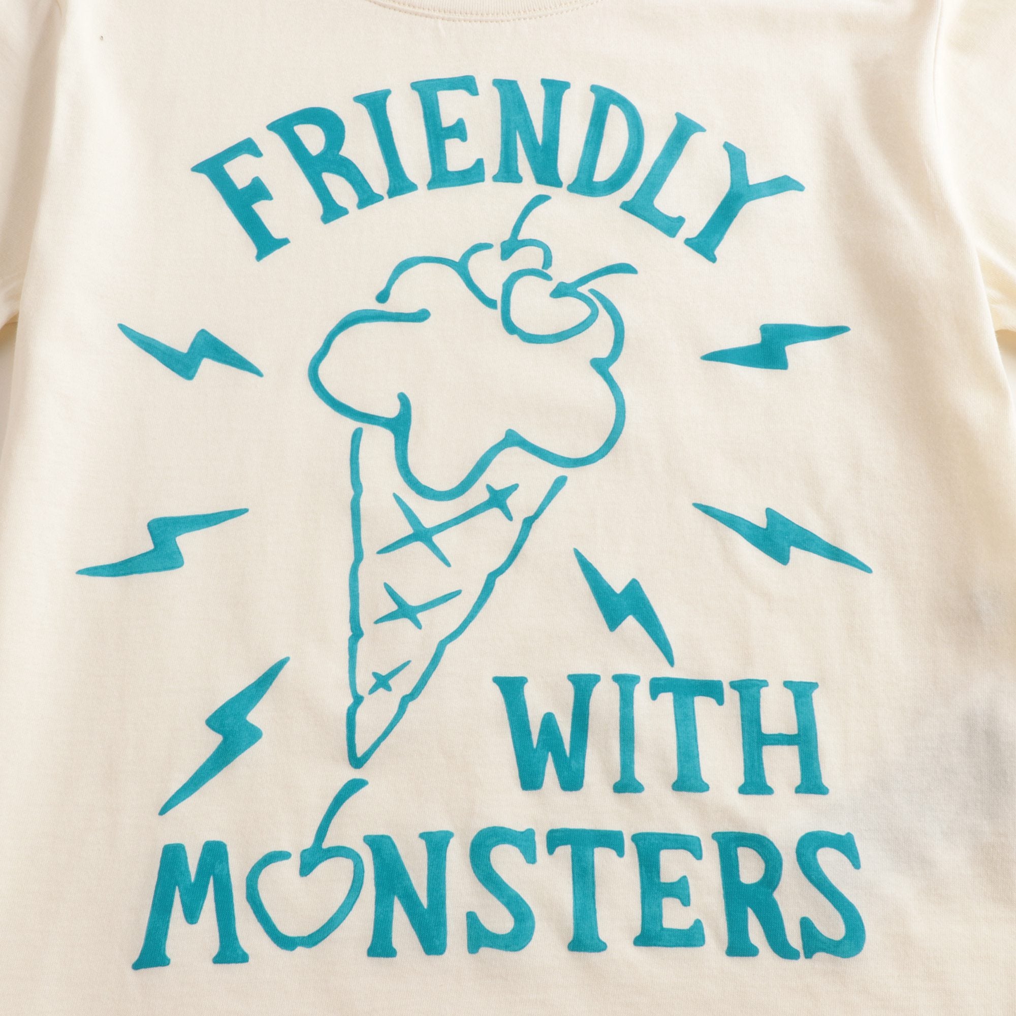 Girls White Logo Cotton T-shirt