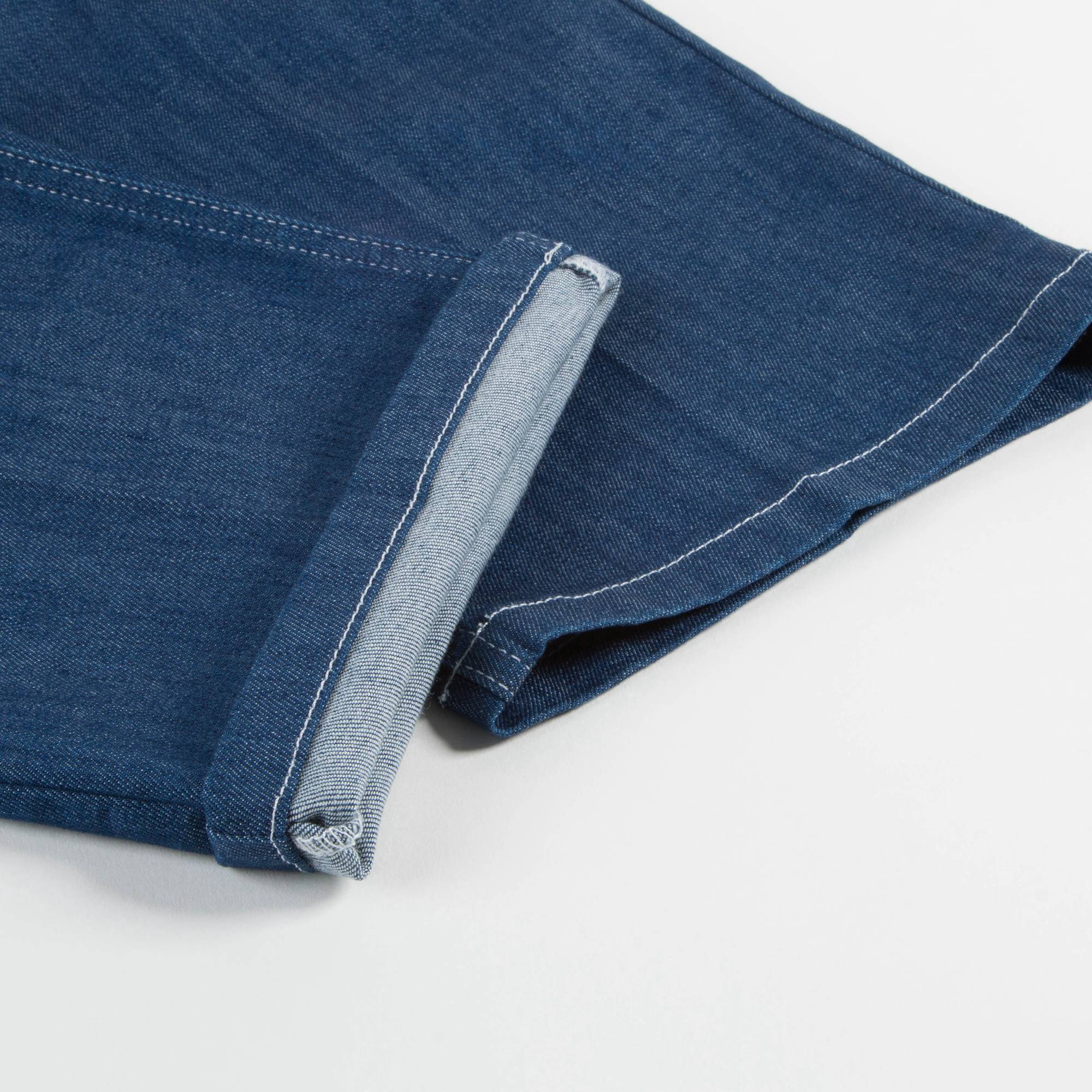 Girls Blue Scurissimo Cotton Broad Leg Pants