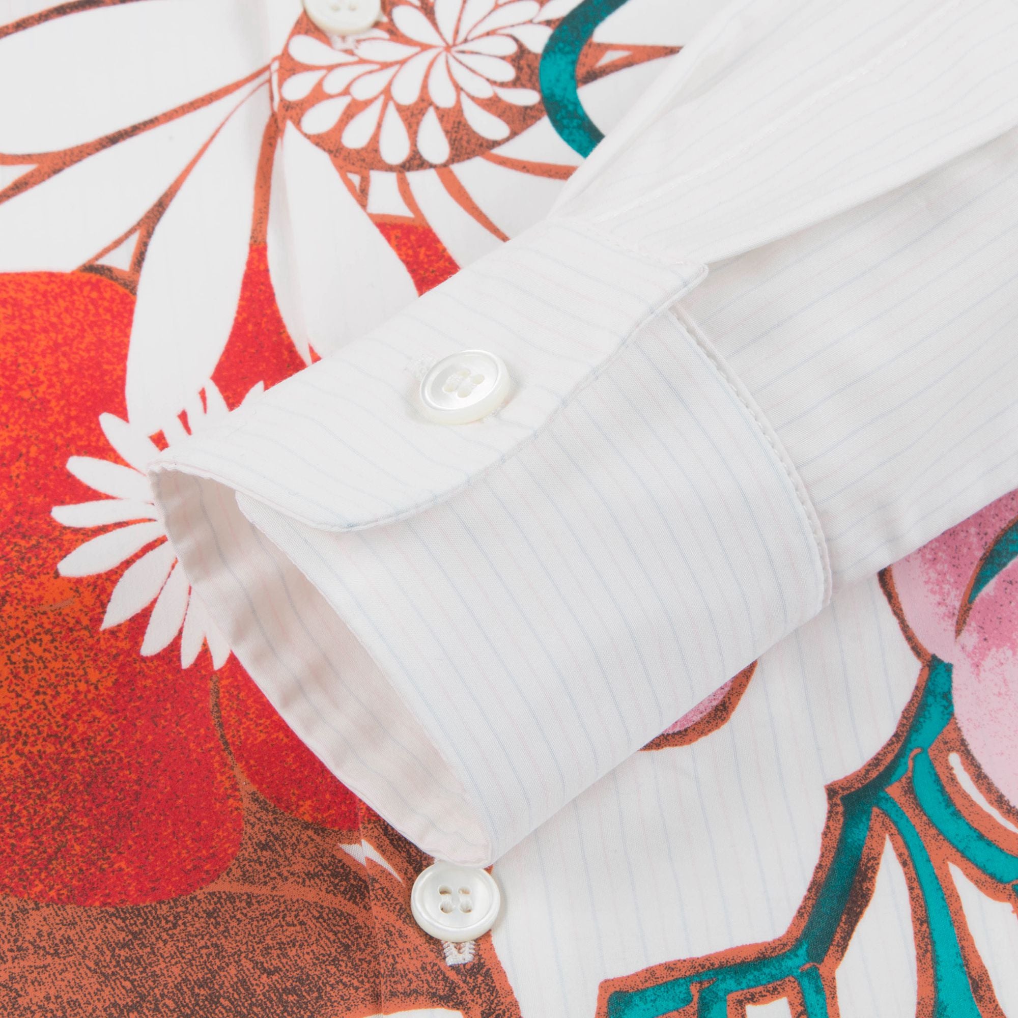 Girls White Printed Cotton T-shirt