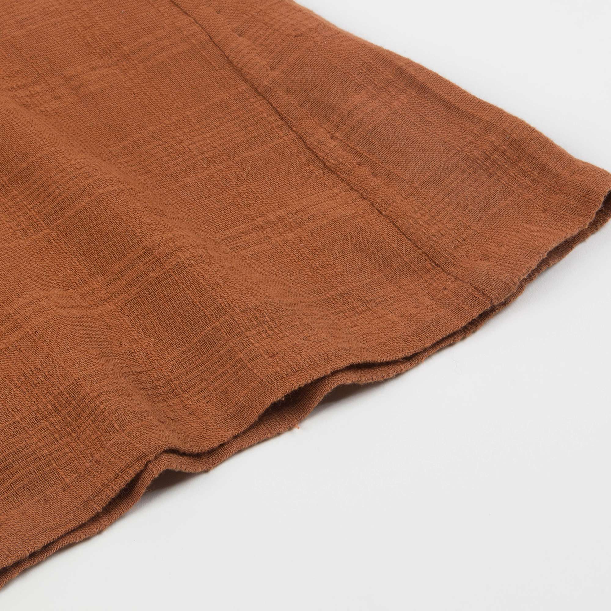 Girls Camel Cotton Woven Dress