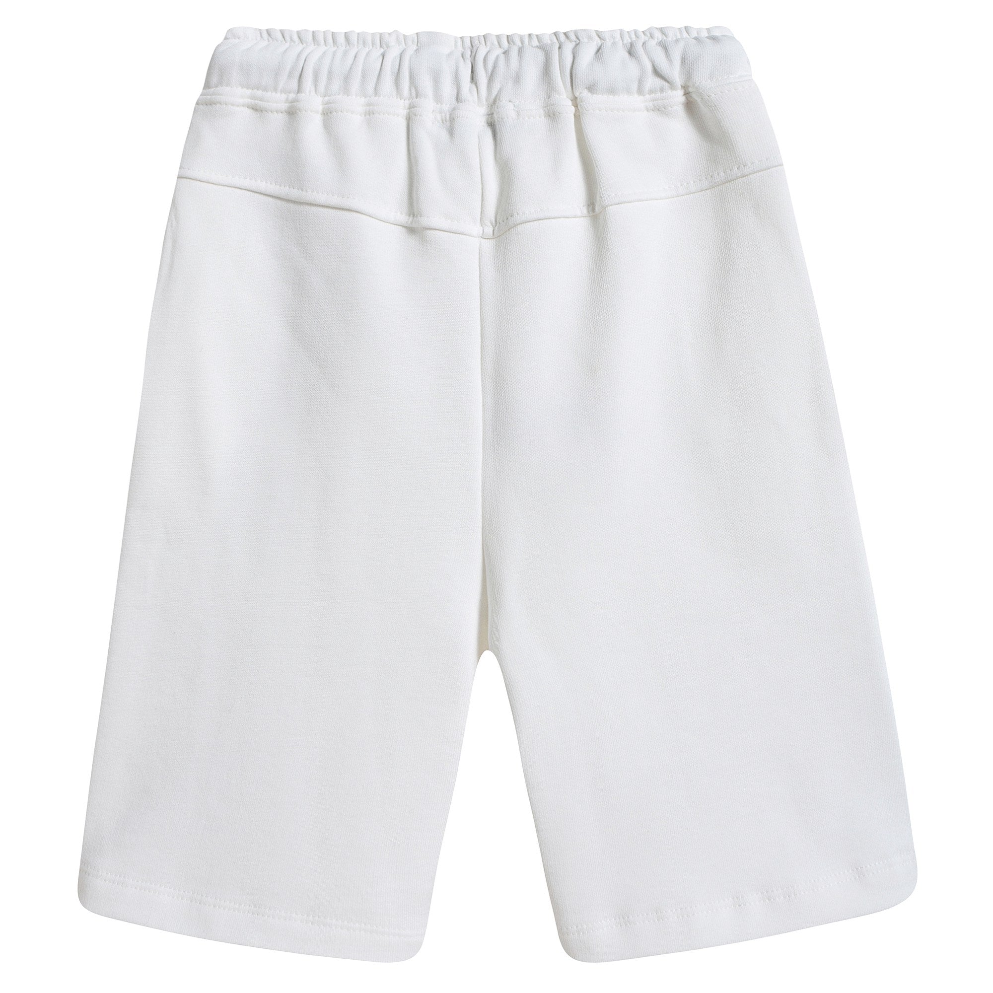 Girls White Logo Shorts