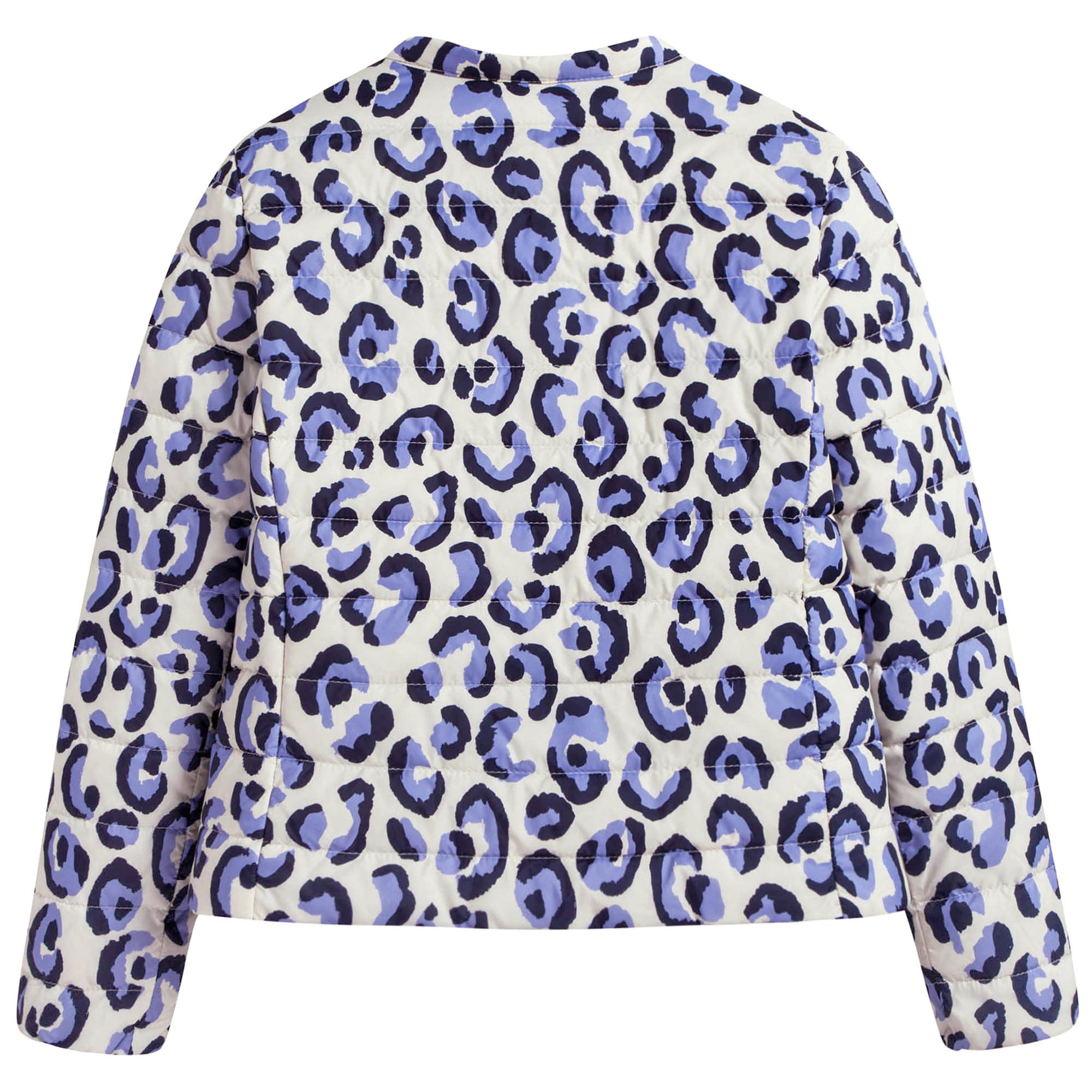 Girls Multicolor Printed Trims Jacket
