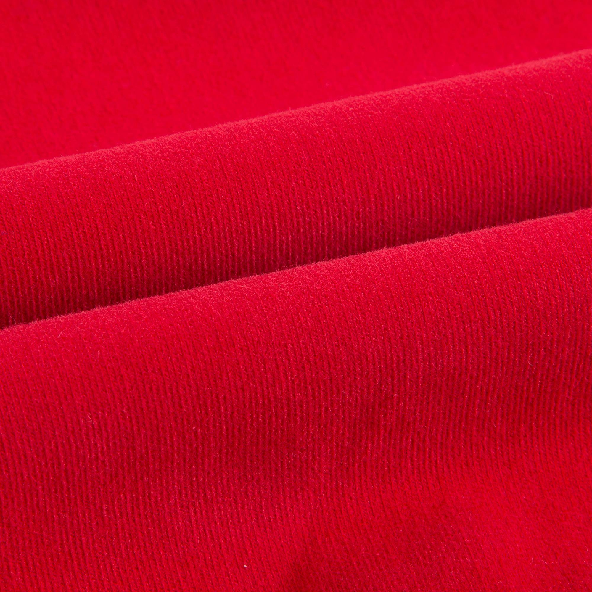 Baby Poppy Red Cotton Sweatshirt