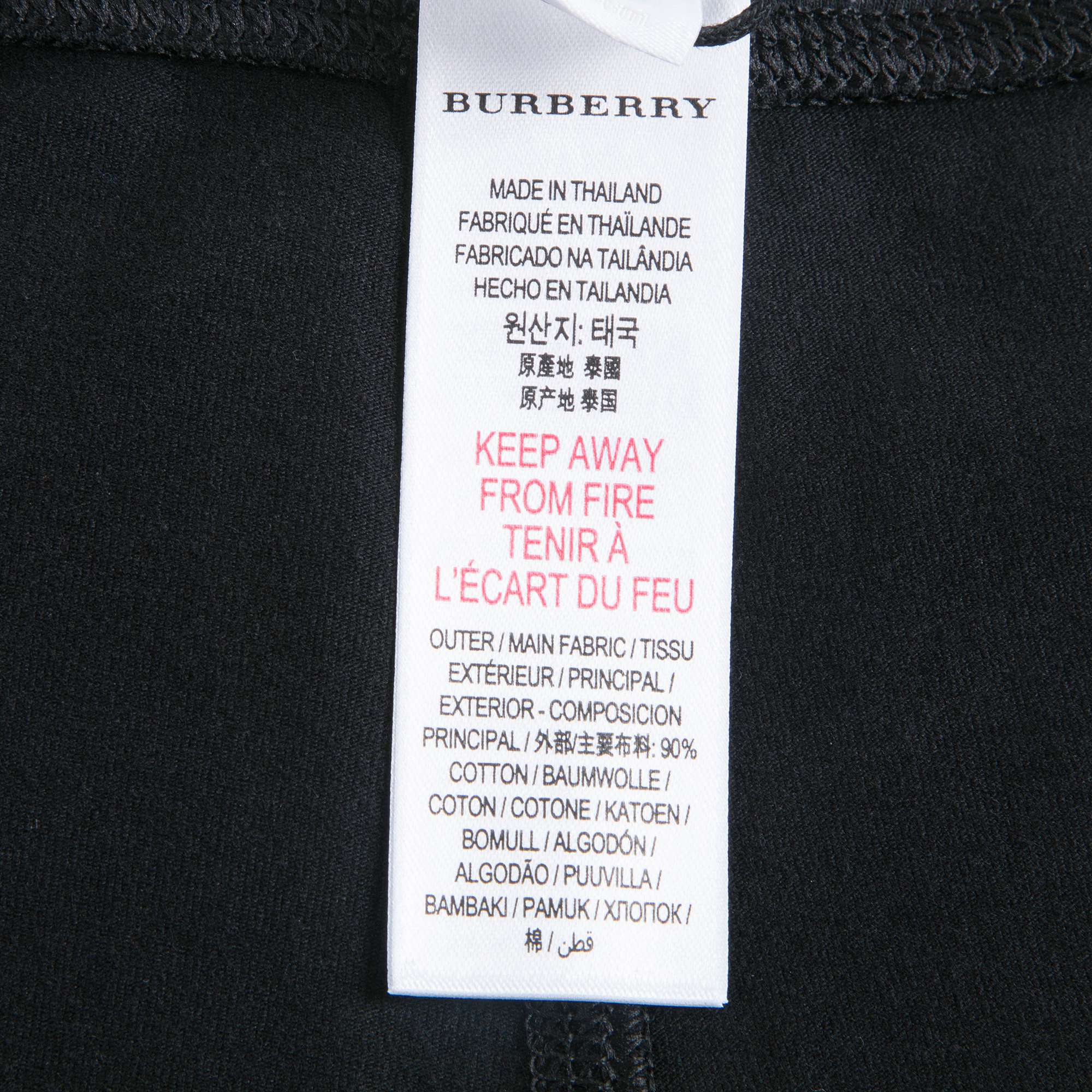 Baby Girls Black Cotton Leggings